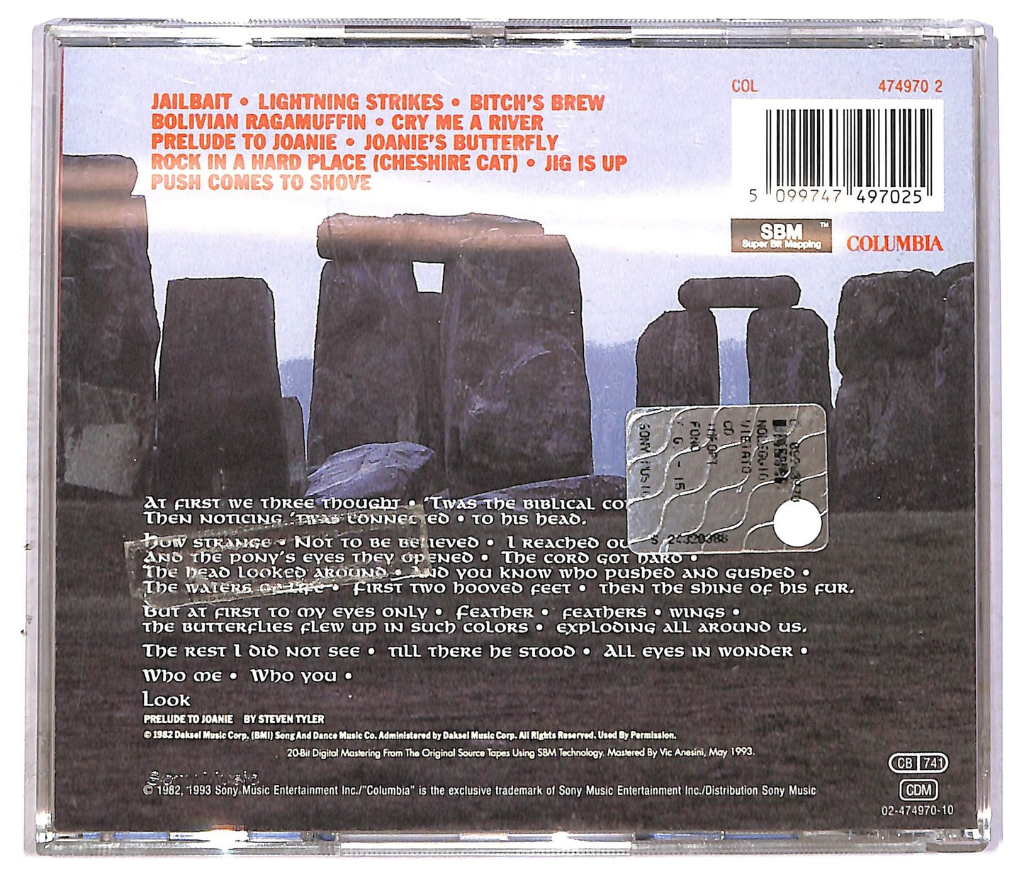 EBOND Aerosmith - Rock In A Hard Place CD CD086813