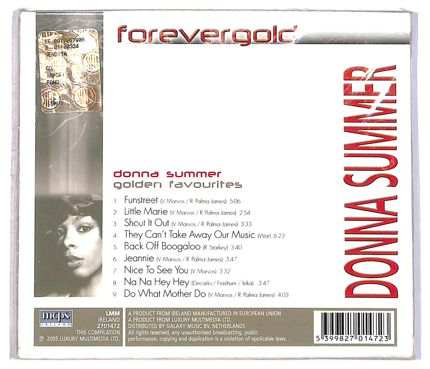 EBOND Donna Summer - Golden Favourites CD CD086821