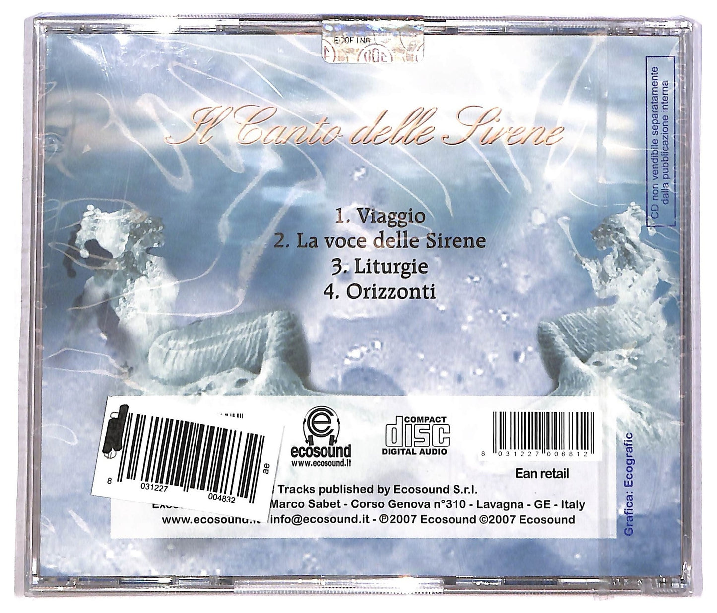 EBOND Various - Il Canto Delle Sirene CD CD086823