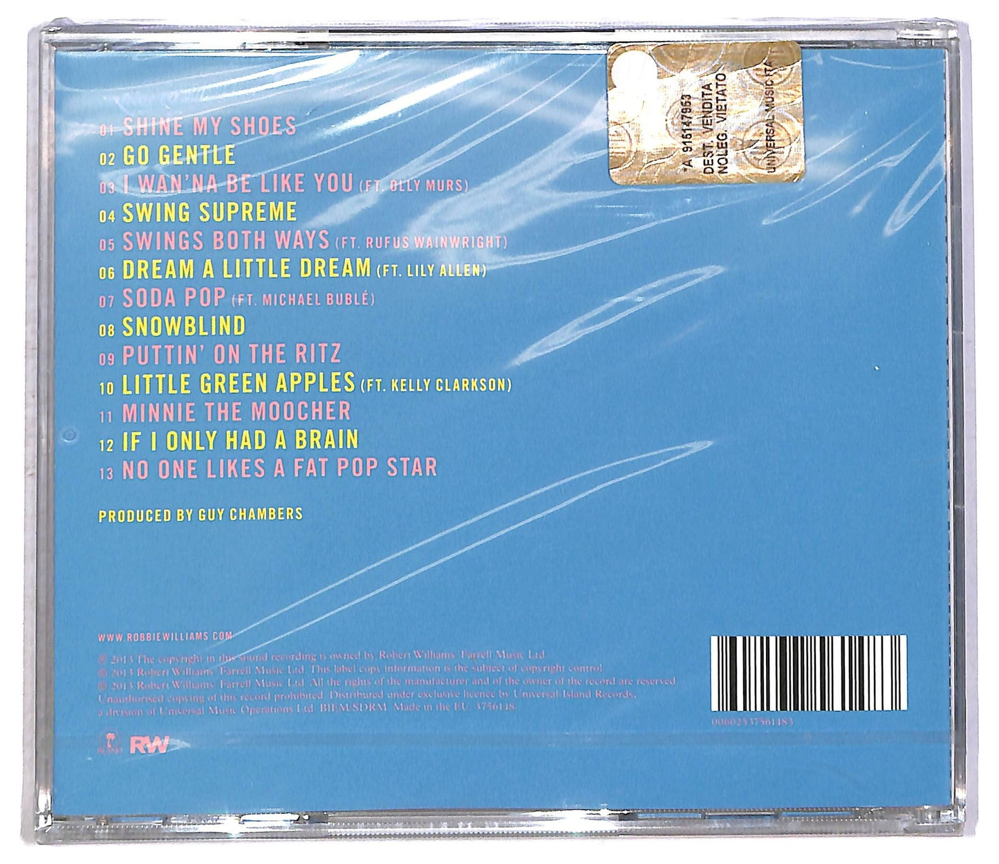 EBOND Robbie Williams - Swings Both Ways CD CD086852