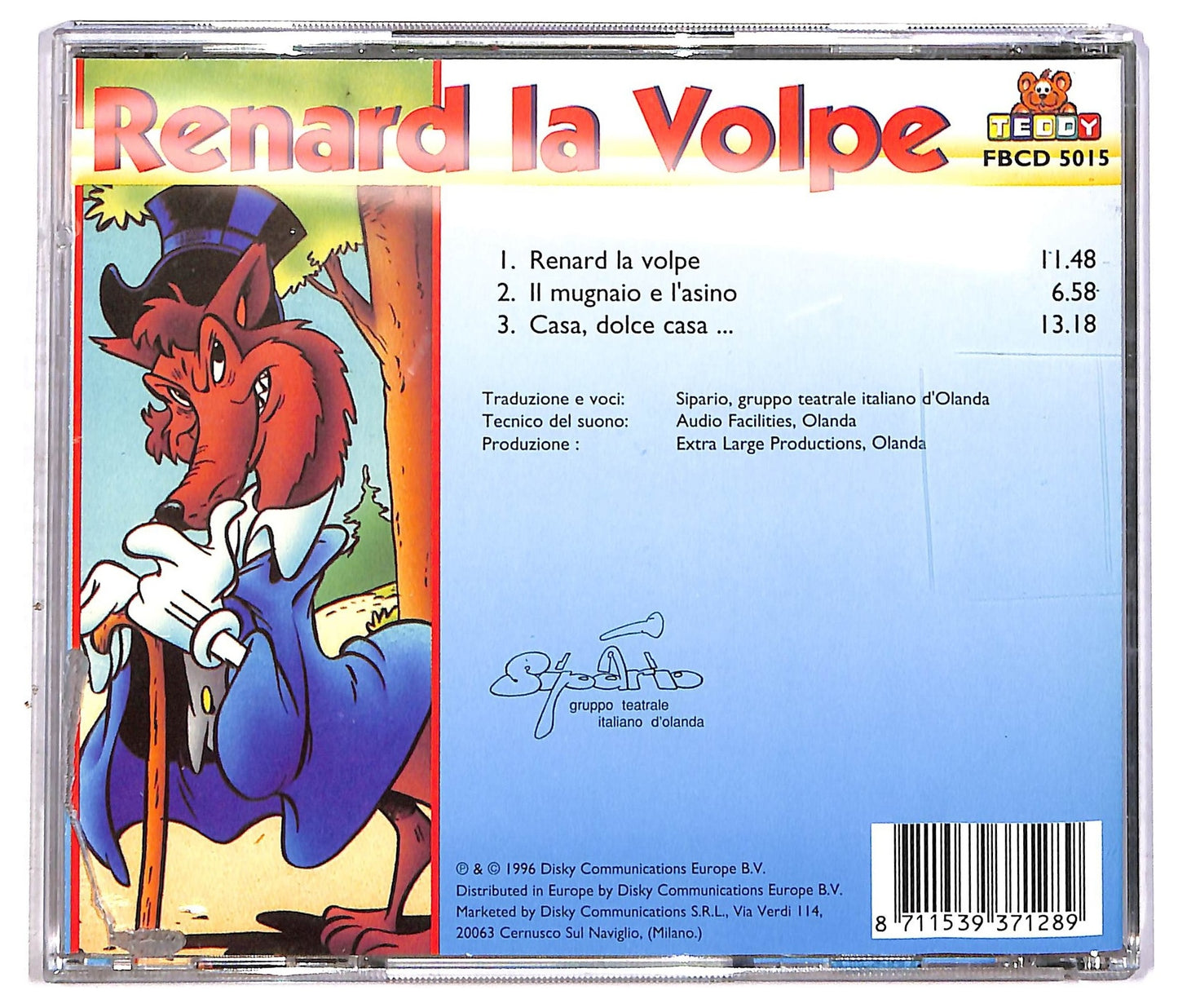 EBOND Variours - Renard la Volpe CD CD086911