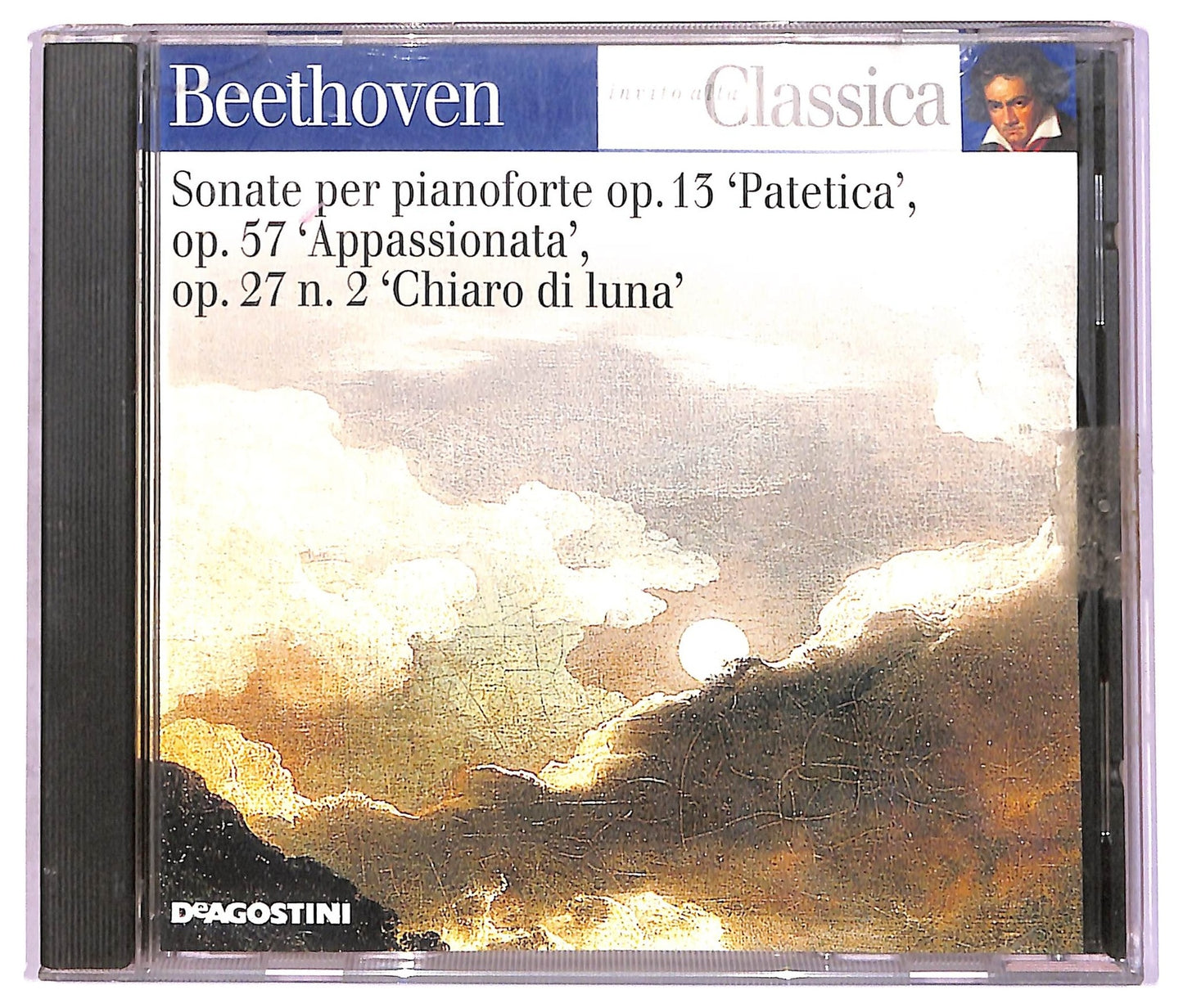 EBOND Beethoven - Sonate Per Pianoforte Op. 13 Patetica Op. 57 Appassionata Op. 27 N. 2Chiaro Di Luna ALBUM EDITORIALE JEWEL CASE CD CD087051