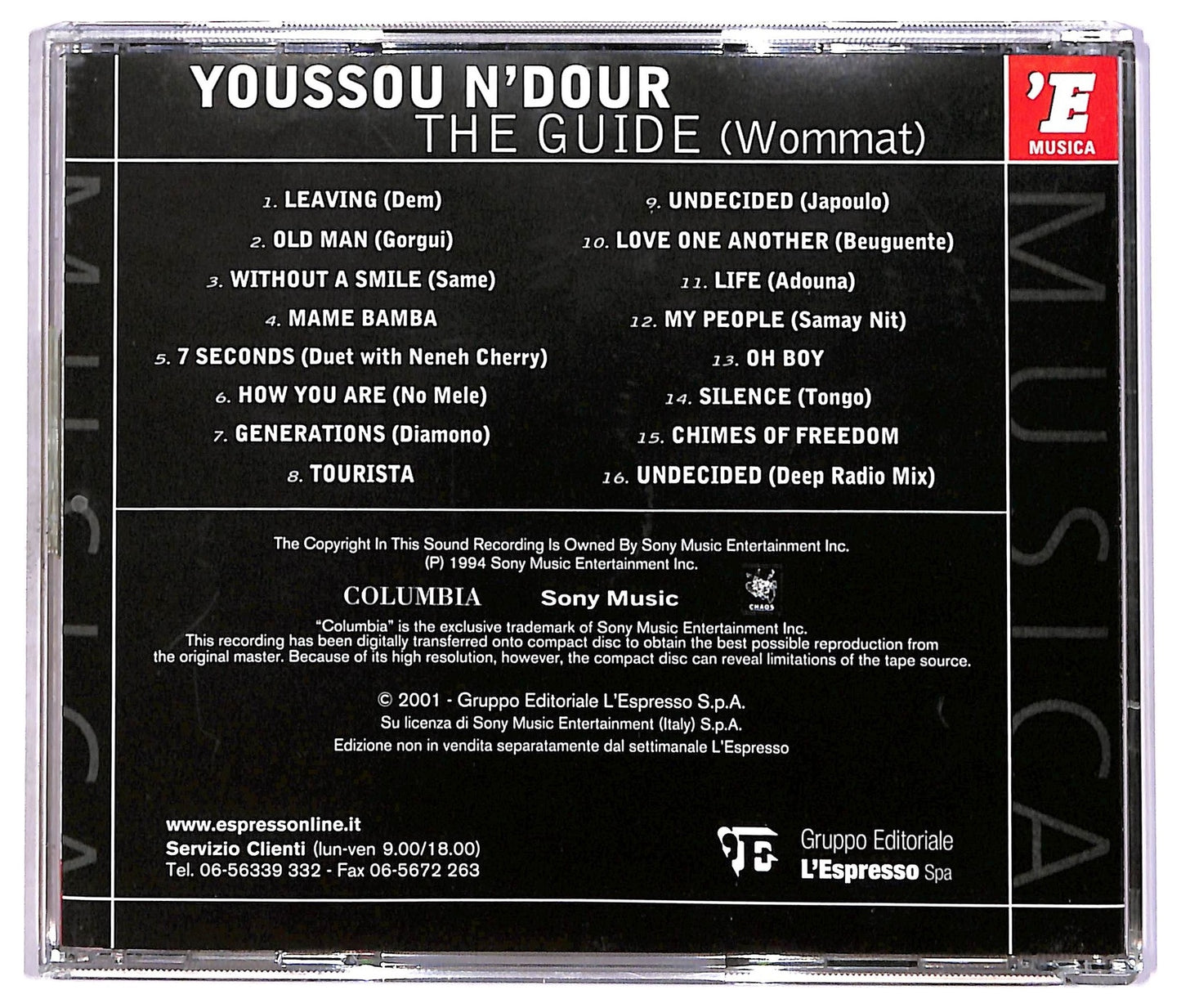 EBOND Youssou N'dour - The Guide (wommat) Editoriale CD CD087324