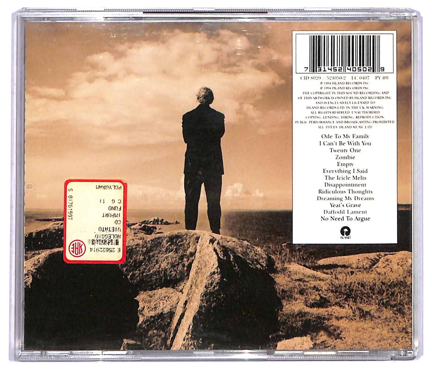 EBOND The Cranberries - No Need To Argue CD CD087508