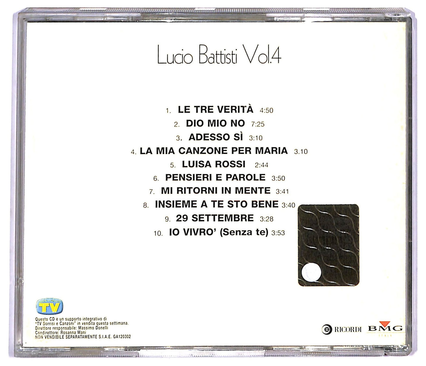 EBOND Lucio Battisti - Vol. 4 EDITORIALE CD CD087569
