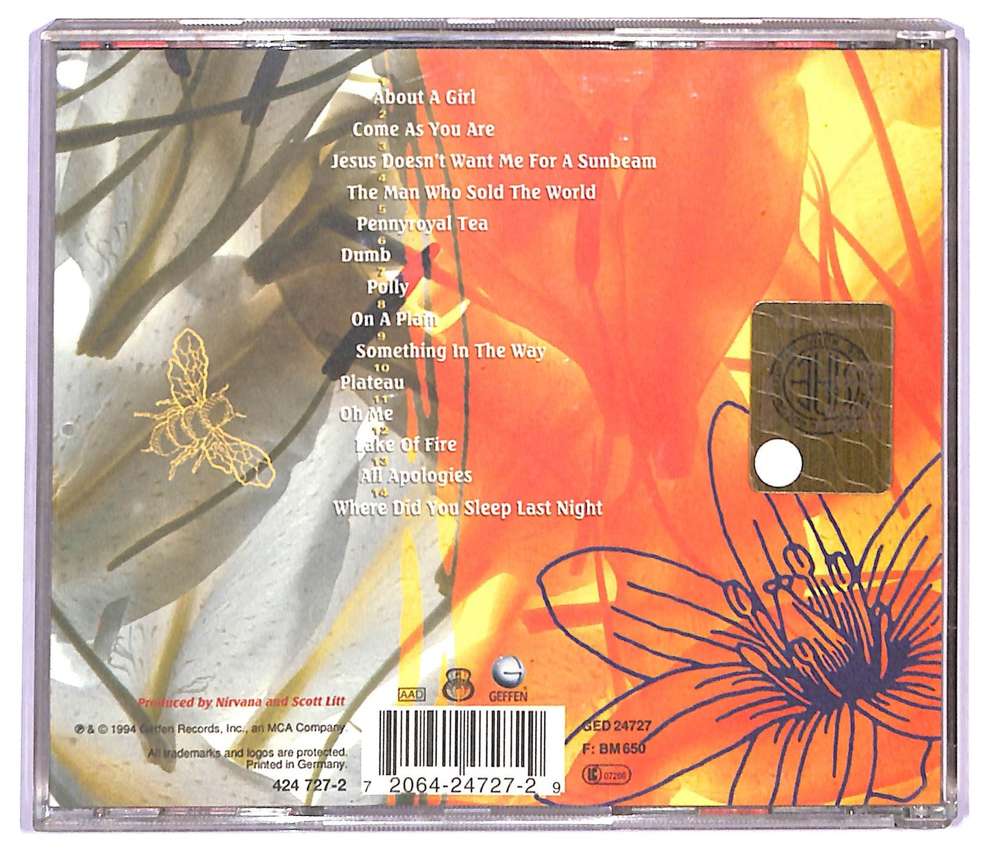 EBOND Nirvana - MTV Unplugged In New York CD CD087727