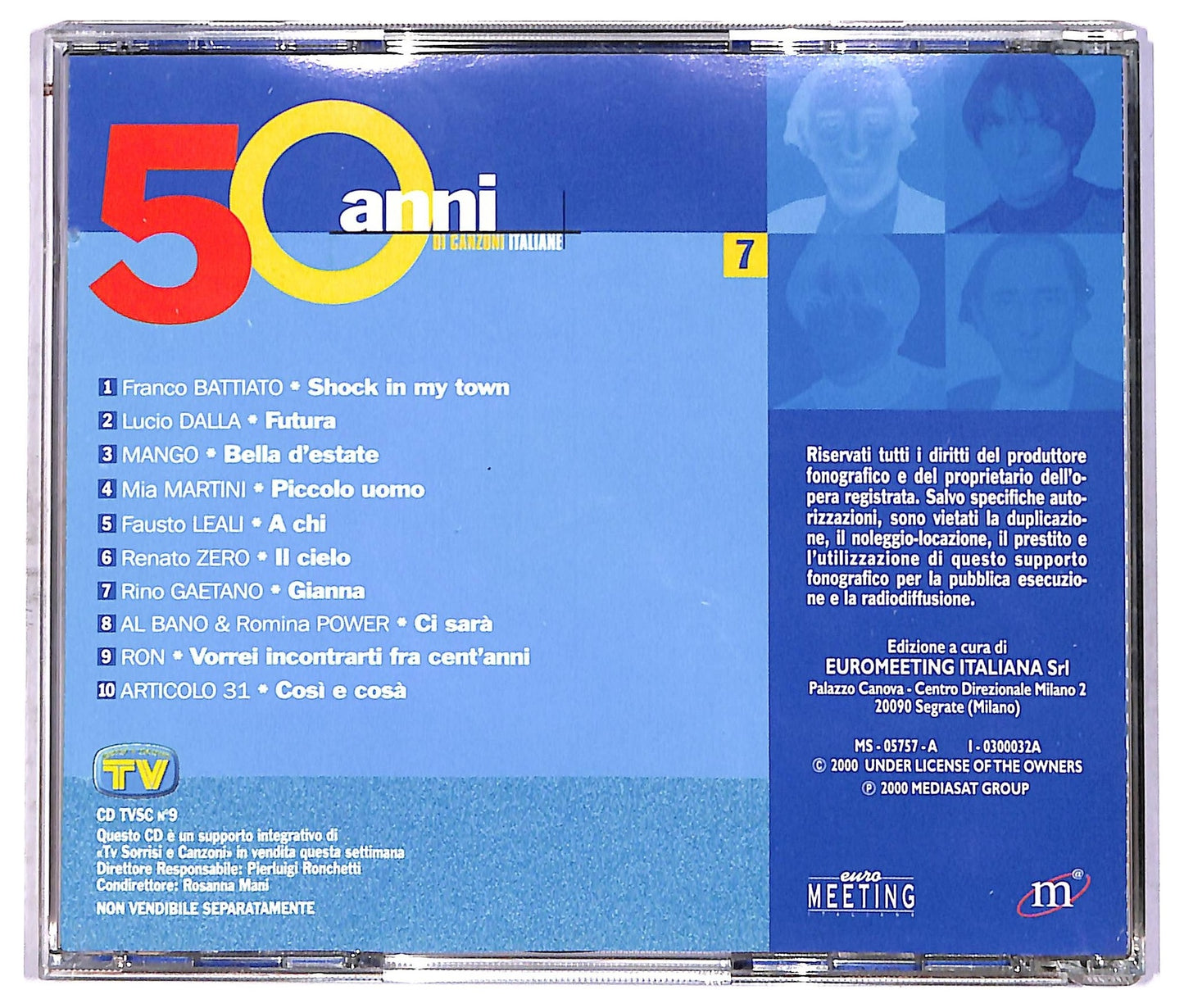 EBOND Various - 50 Anni Di Canzoni Italiane 7 EDITORIALE CD CD087840