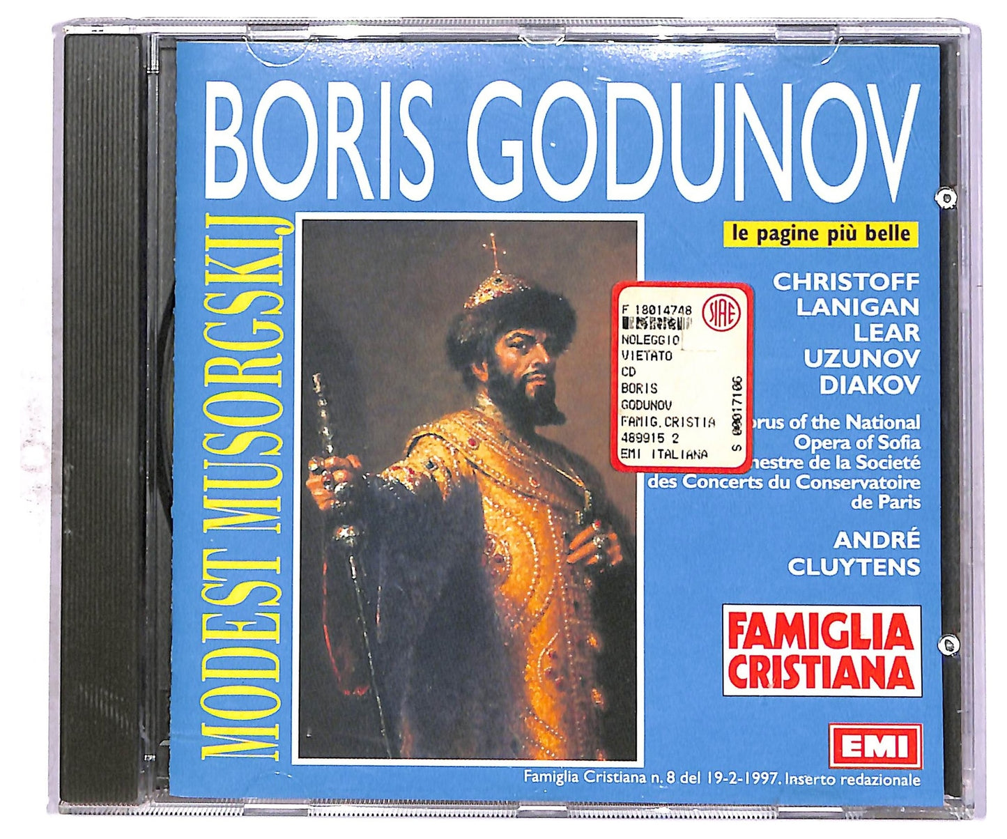EBOND Modest Musorgskij - Boris Godunov (Le Pagine Piu Belle) COMPILATION EDITORIALE JEWEL CASE CD CD087856