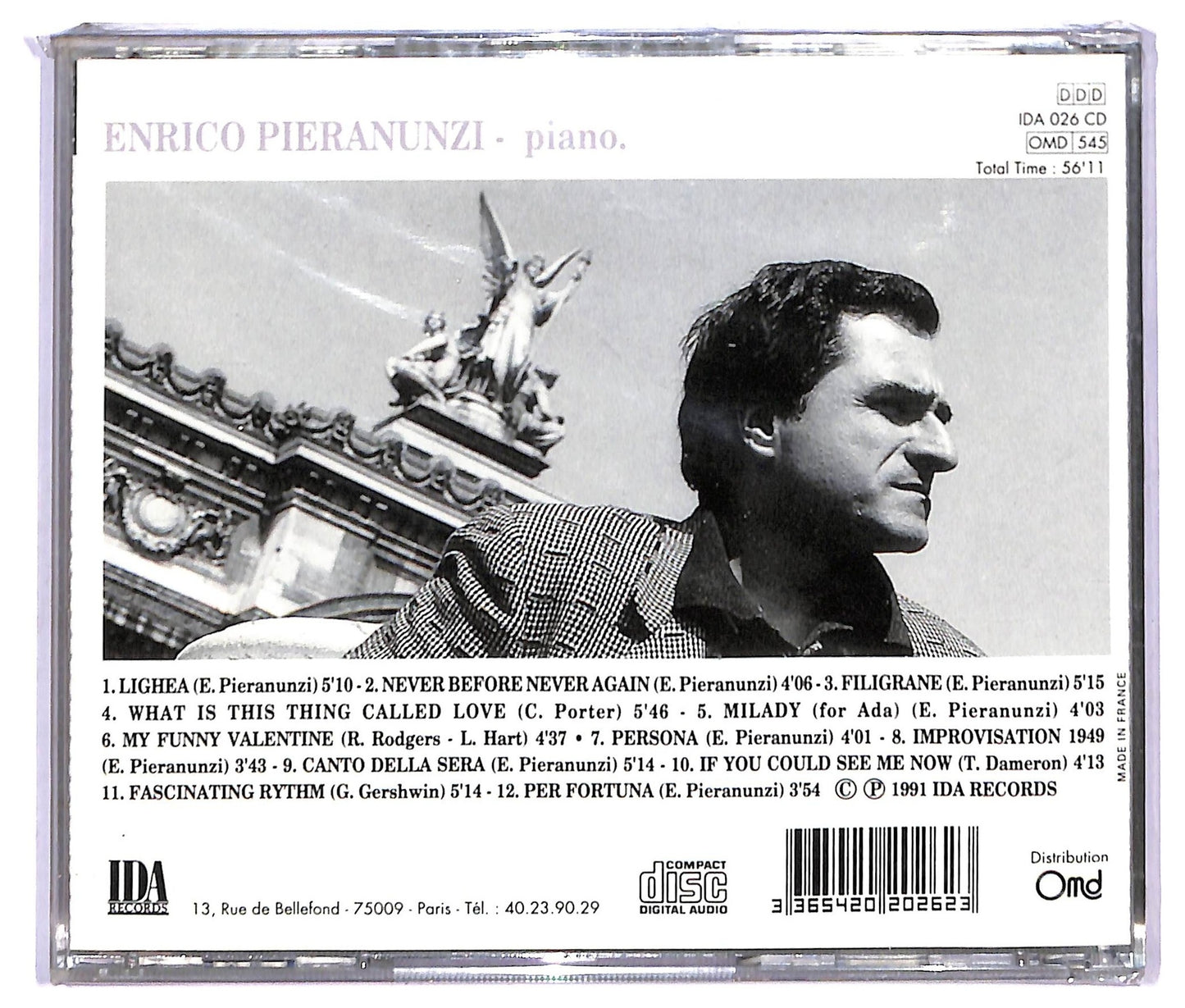 EBOND Enrico Pieranunzi - Parisian Portraits CD CD088732