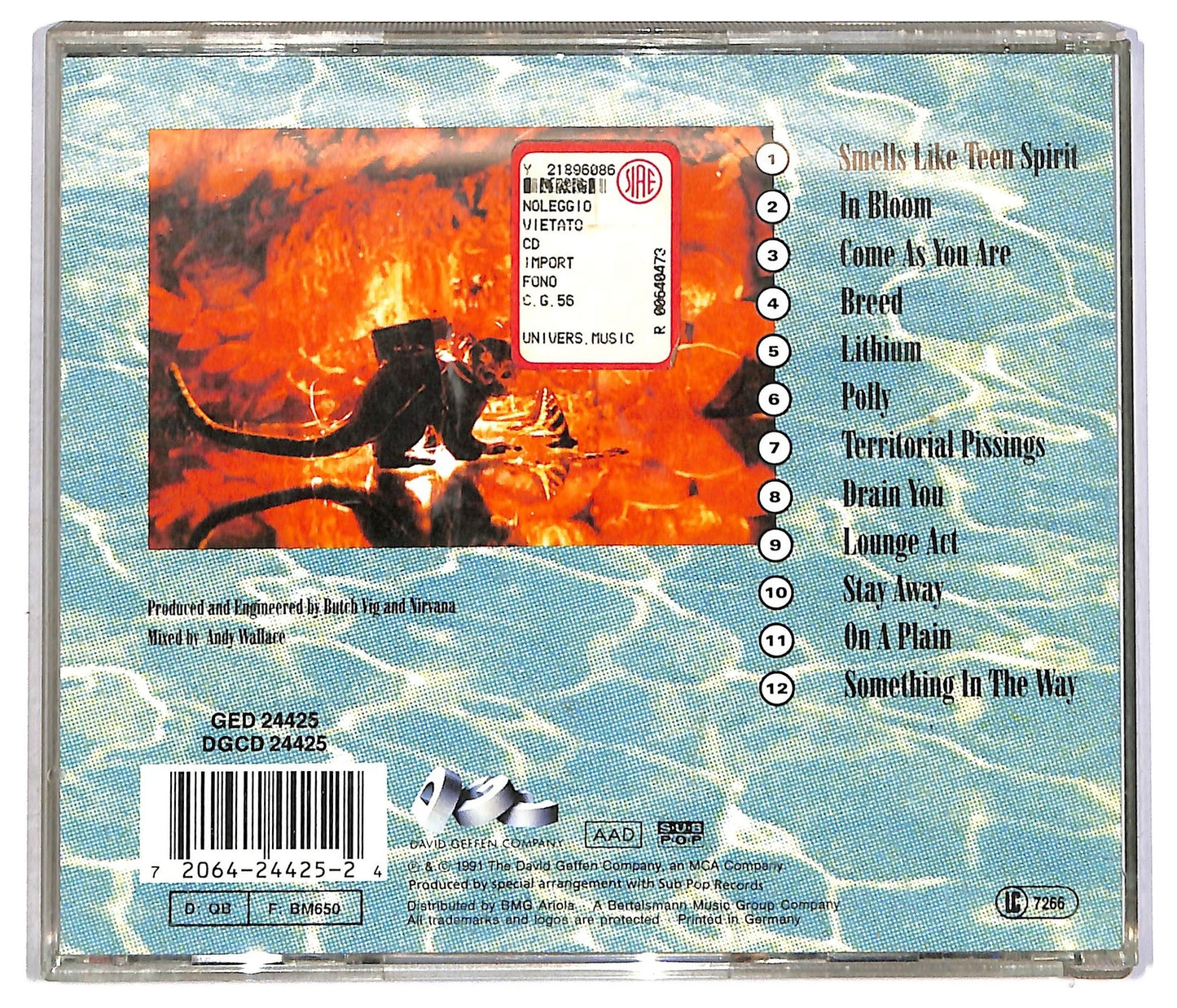 EBOND Nirvana - Nevermind CD CD089213