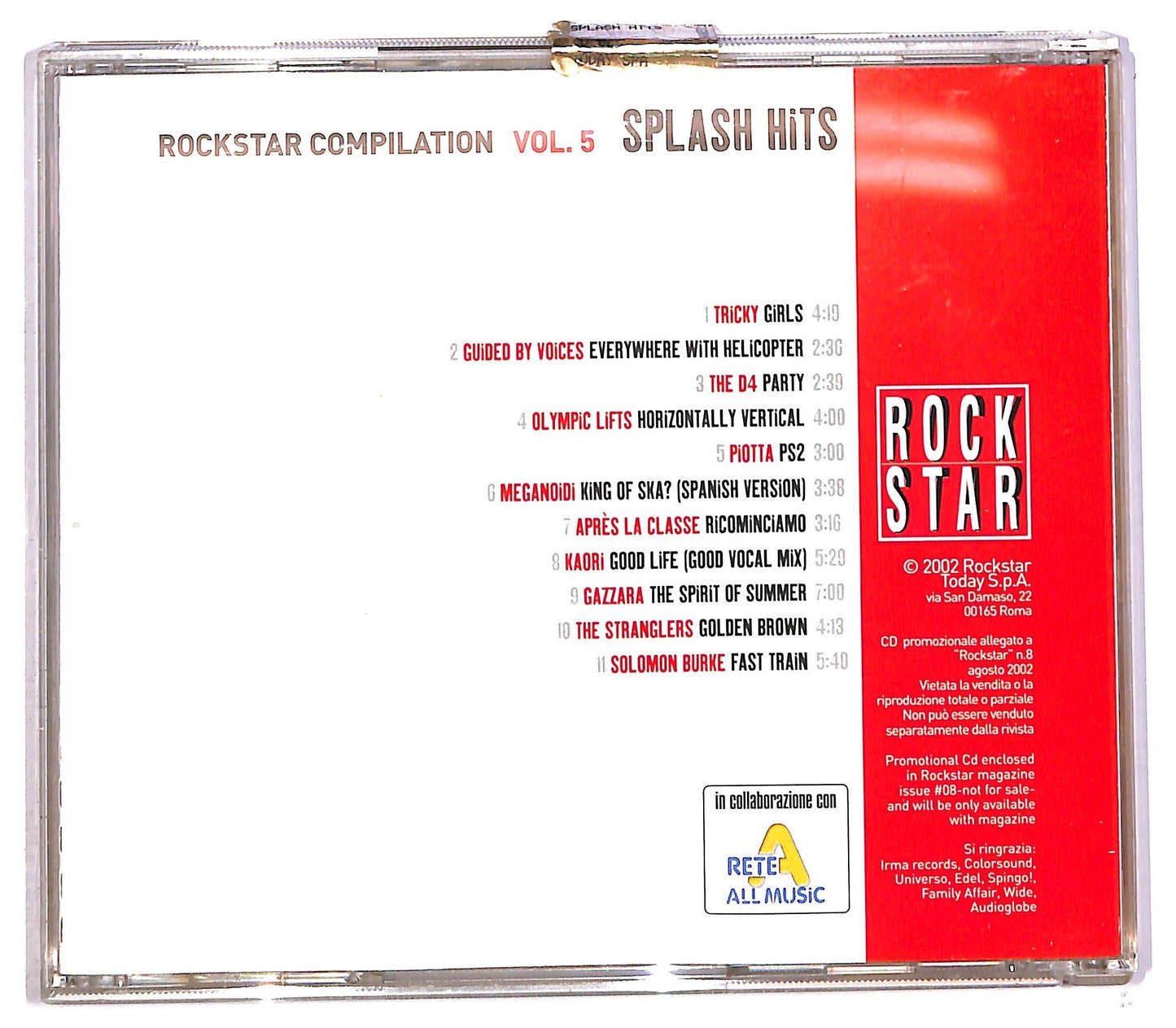 EBOND Rockstar Compilation Volume 5 - Splash Hits CD CD089316