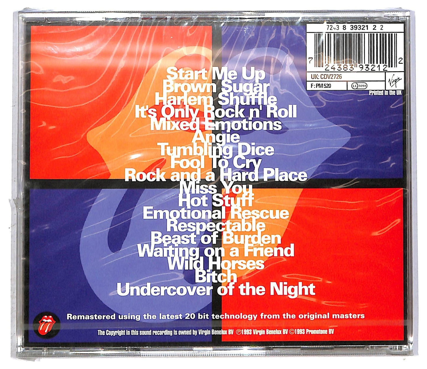 EBOND The Rolling Stones - Jump Back COMPILATION JEWEL CASE CD CD089632