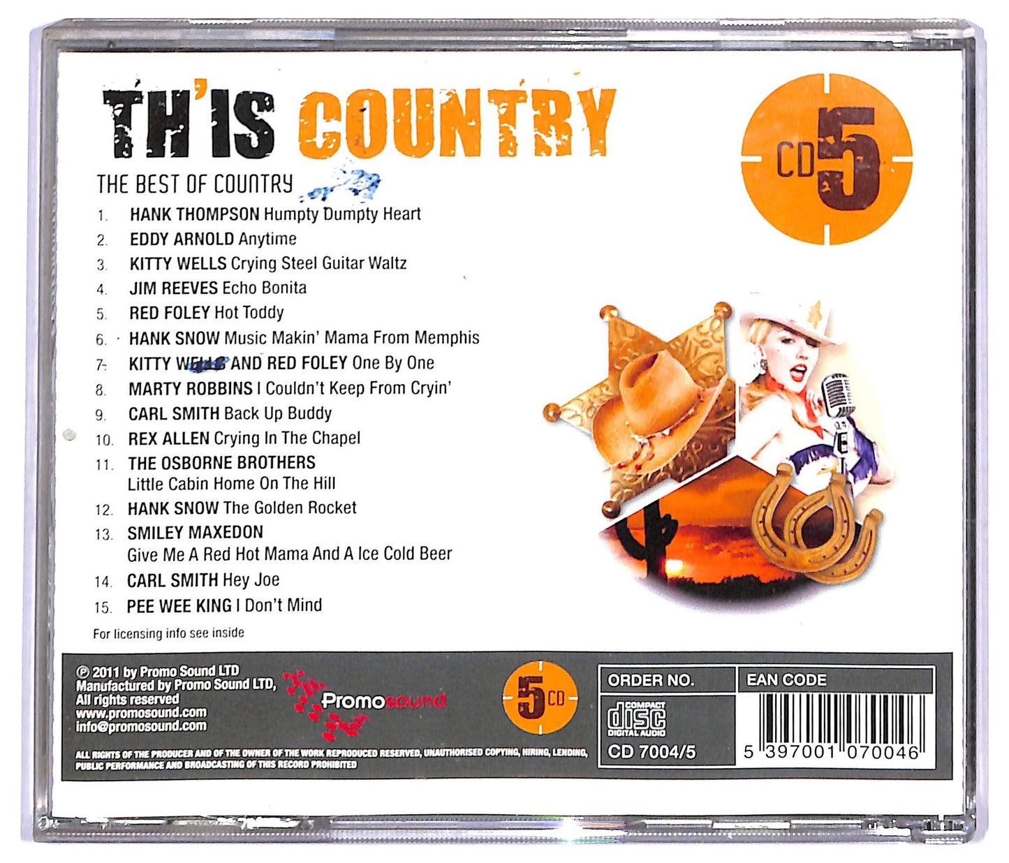 EBOND Th'is country5 CD CD090028