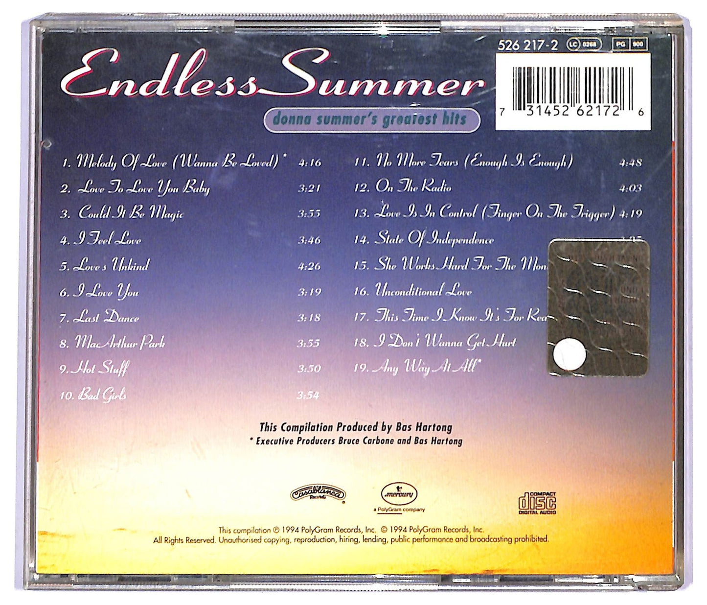 EBOND Donna Summer Endless Summer CD CD090102