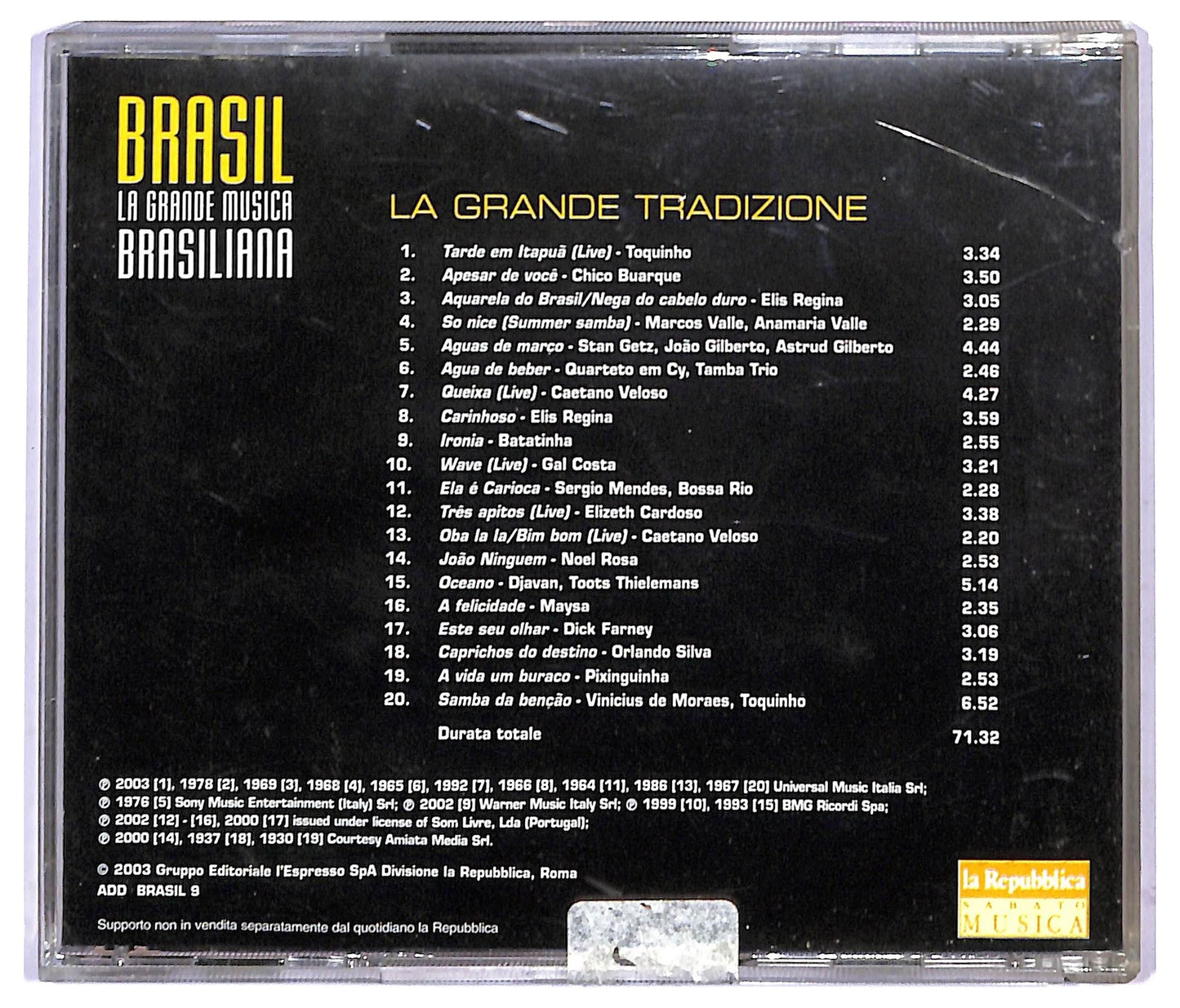 EBOND Various - Brasil - 9 La Grande Tradizione EDITORIALE CD CD090133