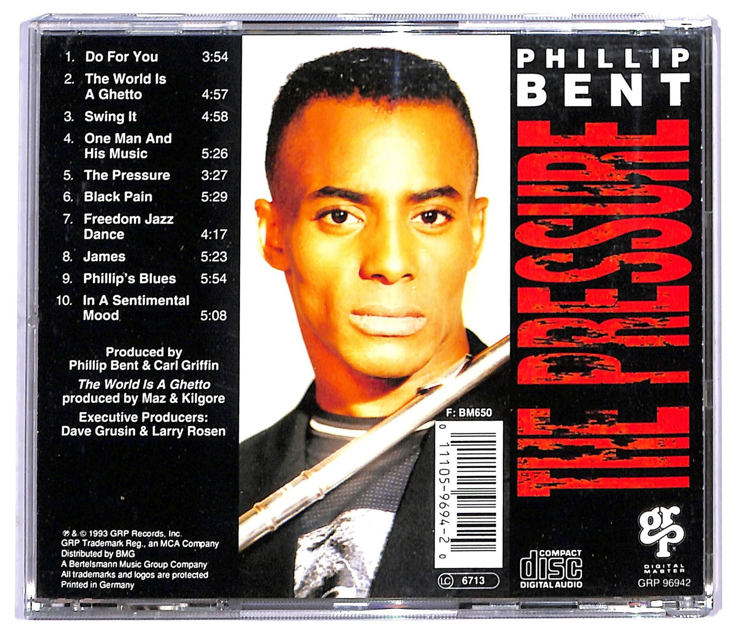 EBOND Phillip Bent - The Pressure CD CD090252