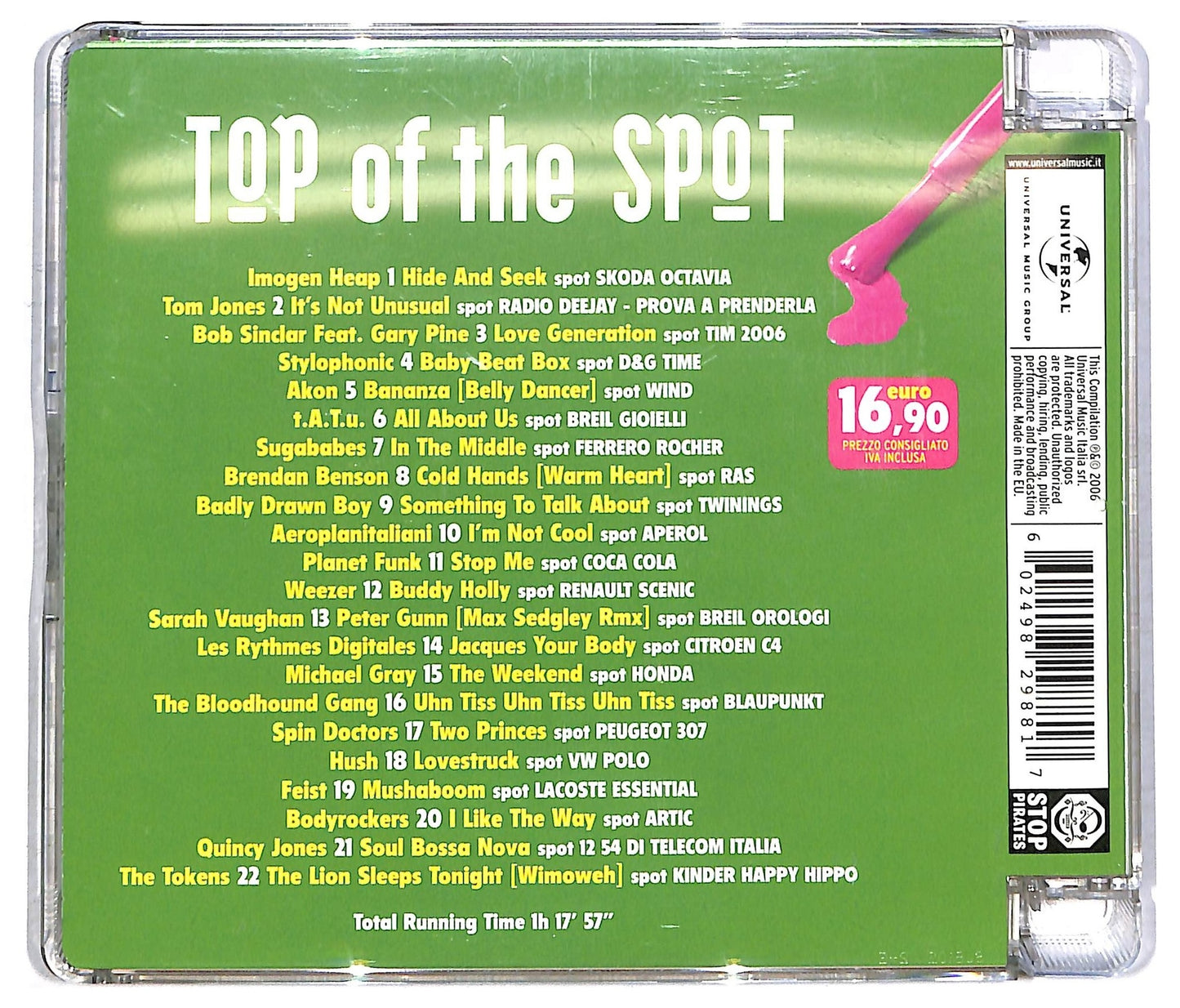 EBOND Various - Top Of The Spot 2006 CD CD090648