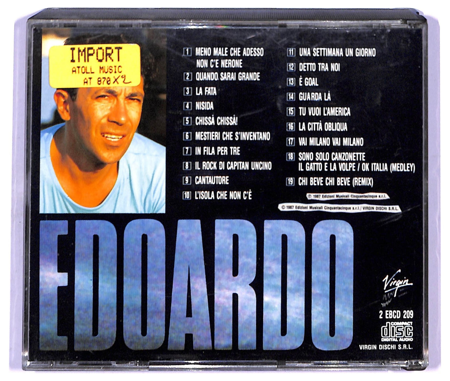 EBOND Edoardo Bennato - Edoardo Live CD CD093504