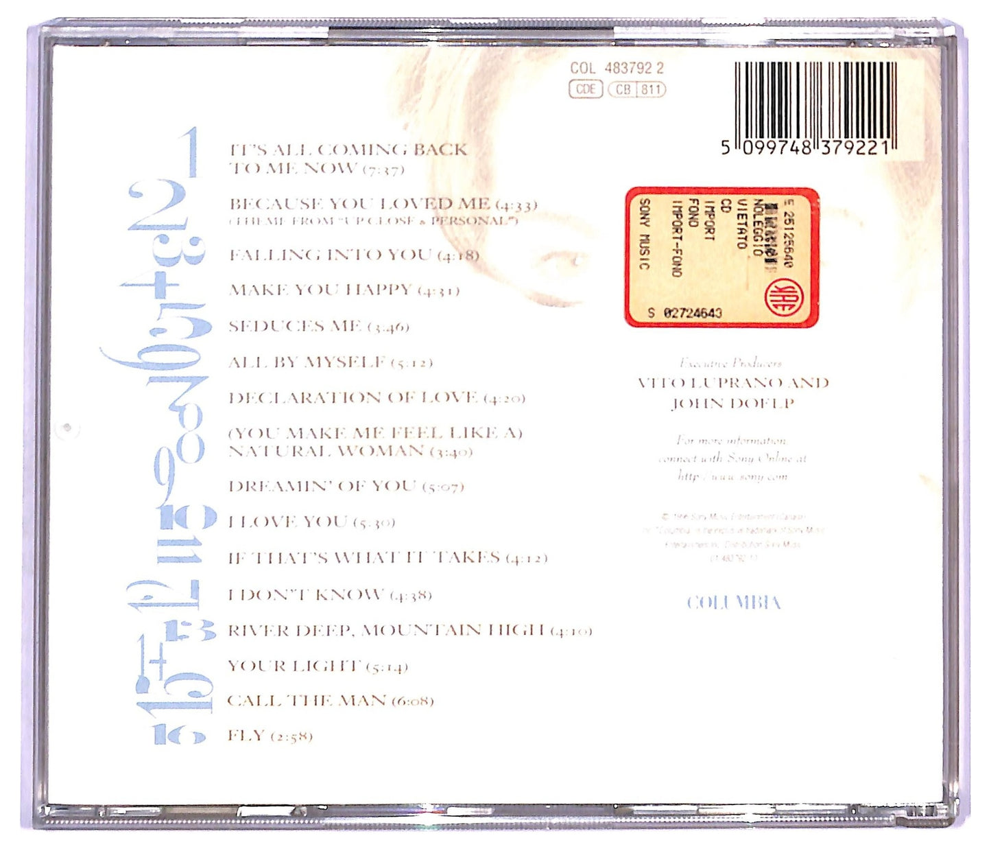 EBOND Celine Dion - Falling Into You CD CD093552
