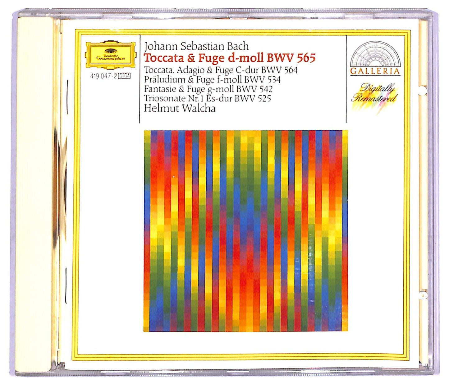 EBOND Bach Helmut Walcha - Toccata e Fuge D-Moll BWV 565 CD CD094041
