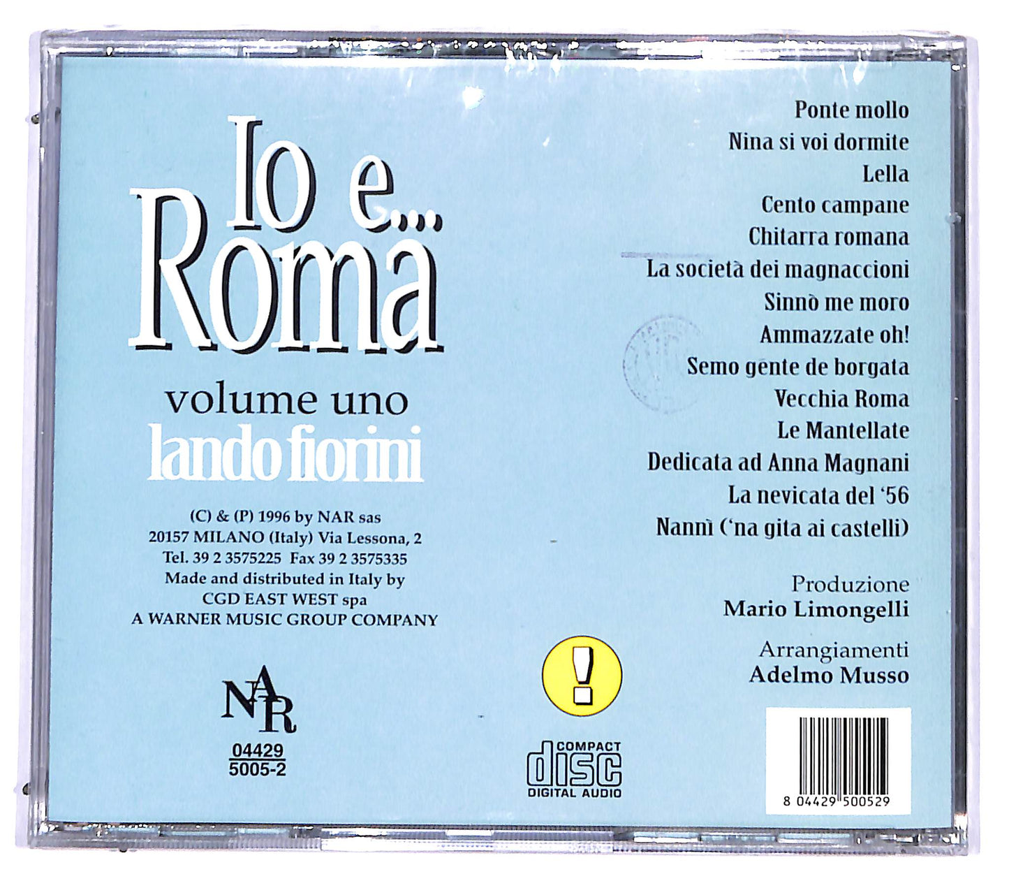 EBOND Lando fiorini - Io e... Roma volume uno CD CD094246