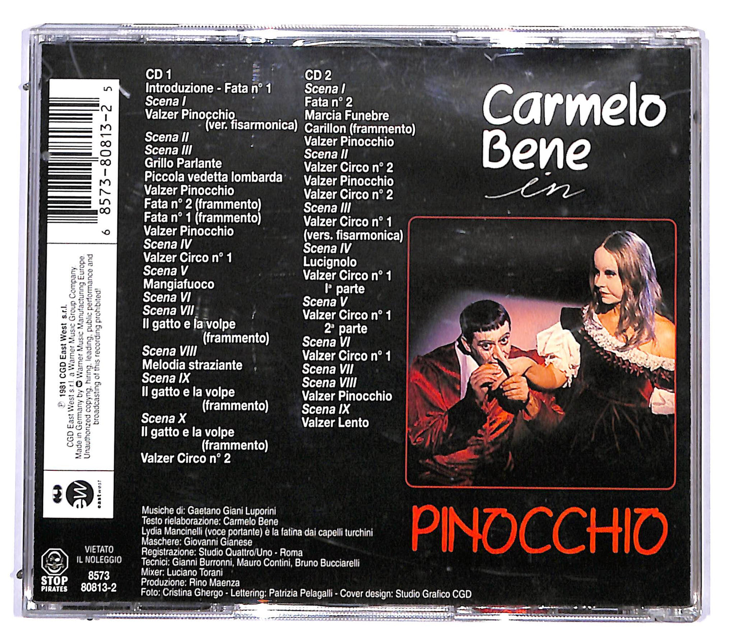 EBOND Carmelo Bene - Pinocchio CD CD094260