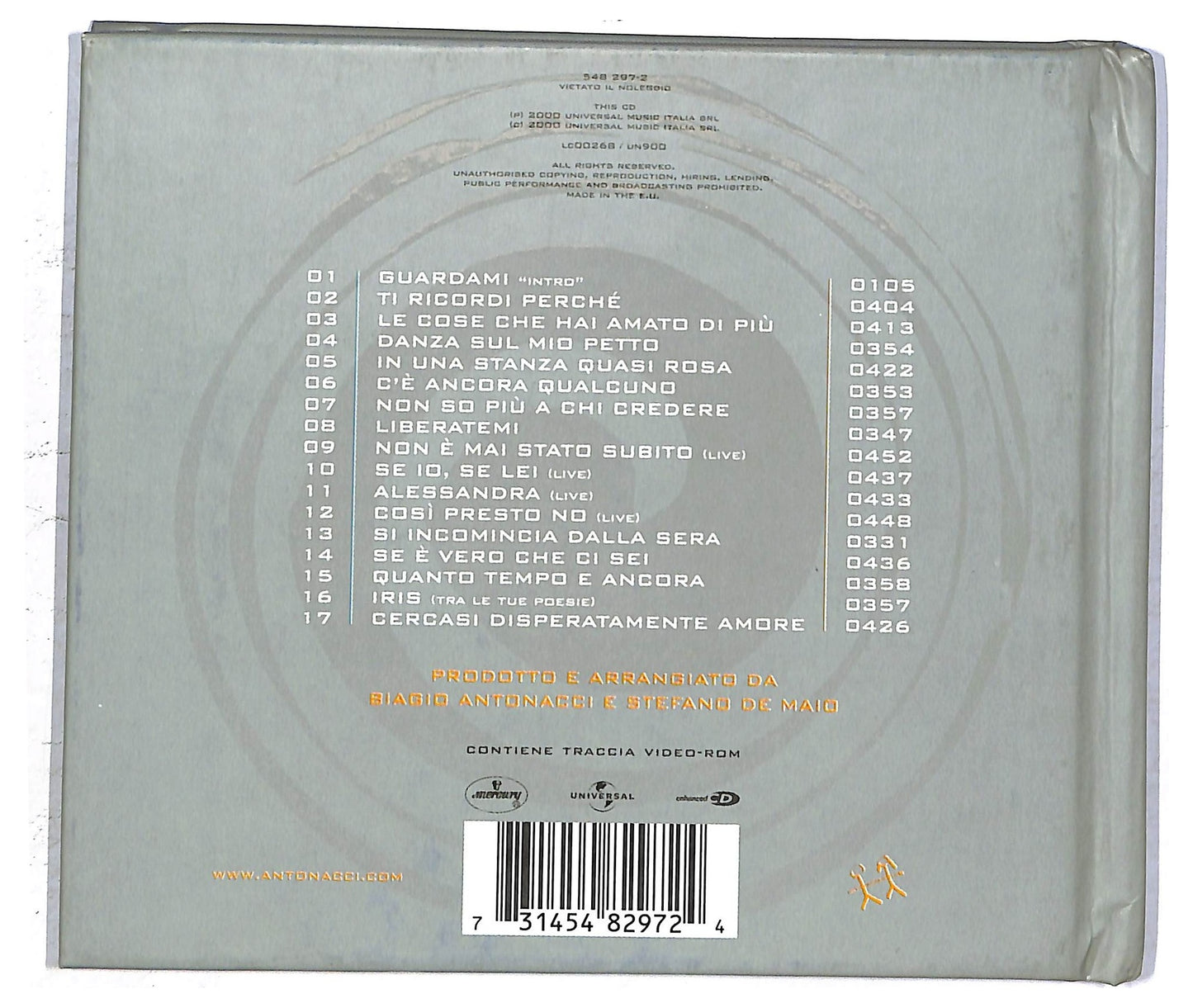 EBOND Biagio Antonacci - Tra Le Mie Canzoni Digibook CD CD094341