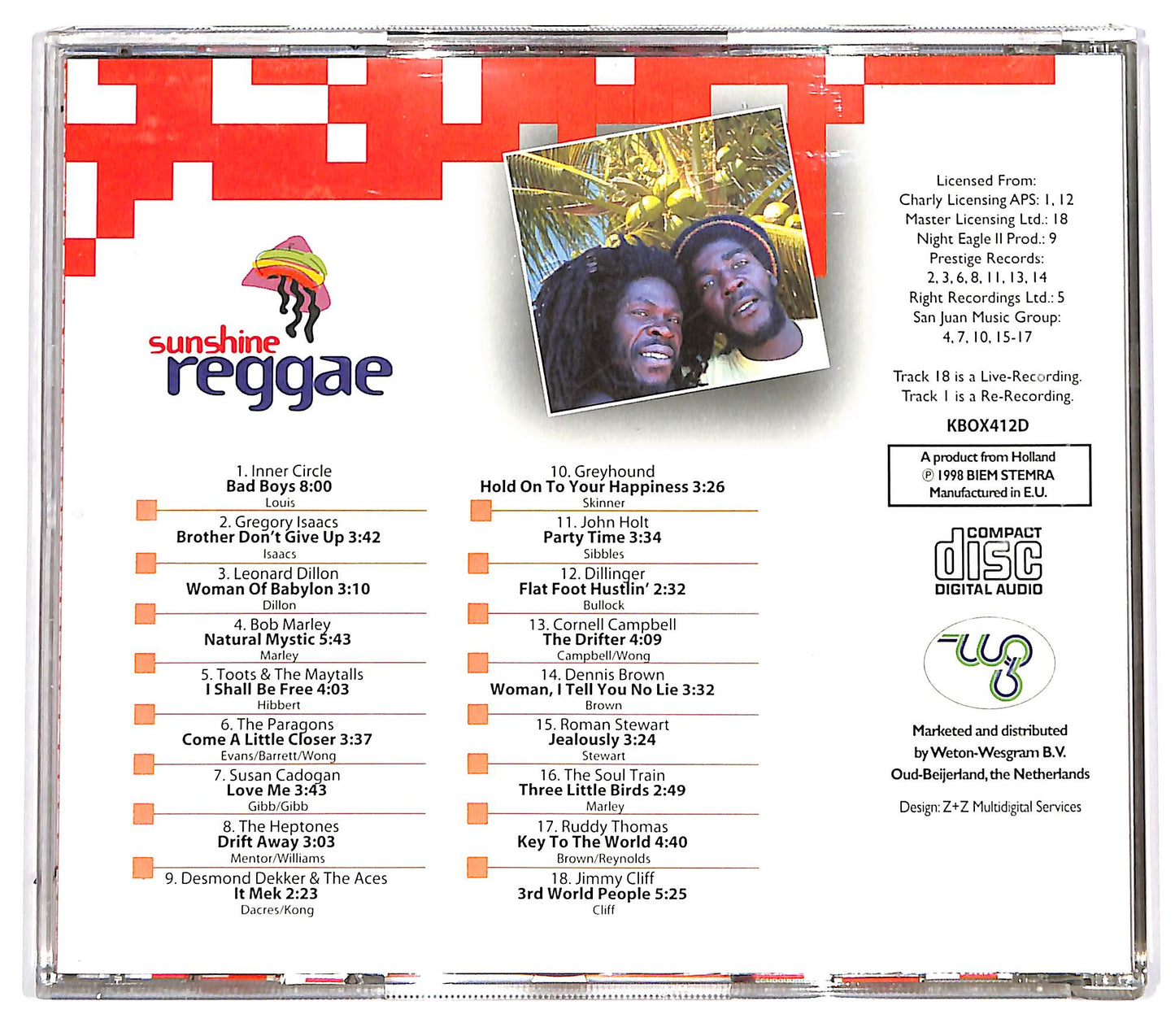 EBOND Various - Sunshine Reggae Vol 4 CD CD094553