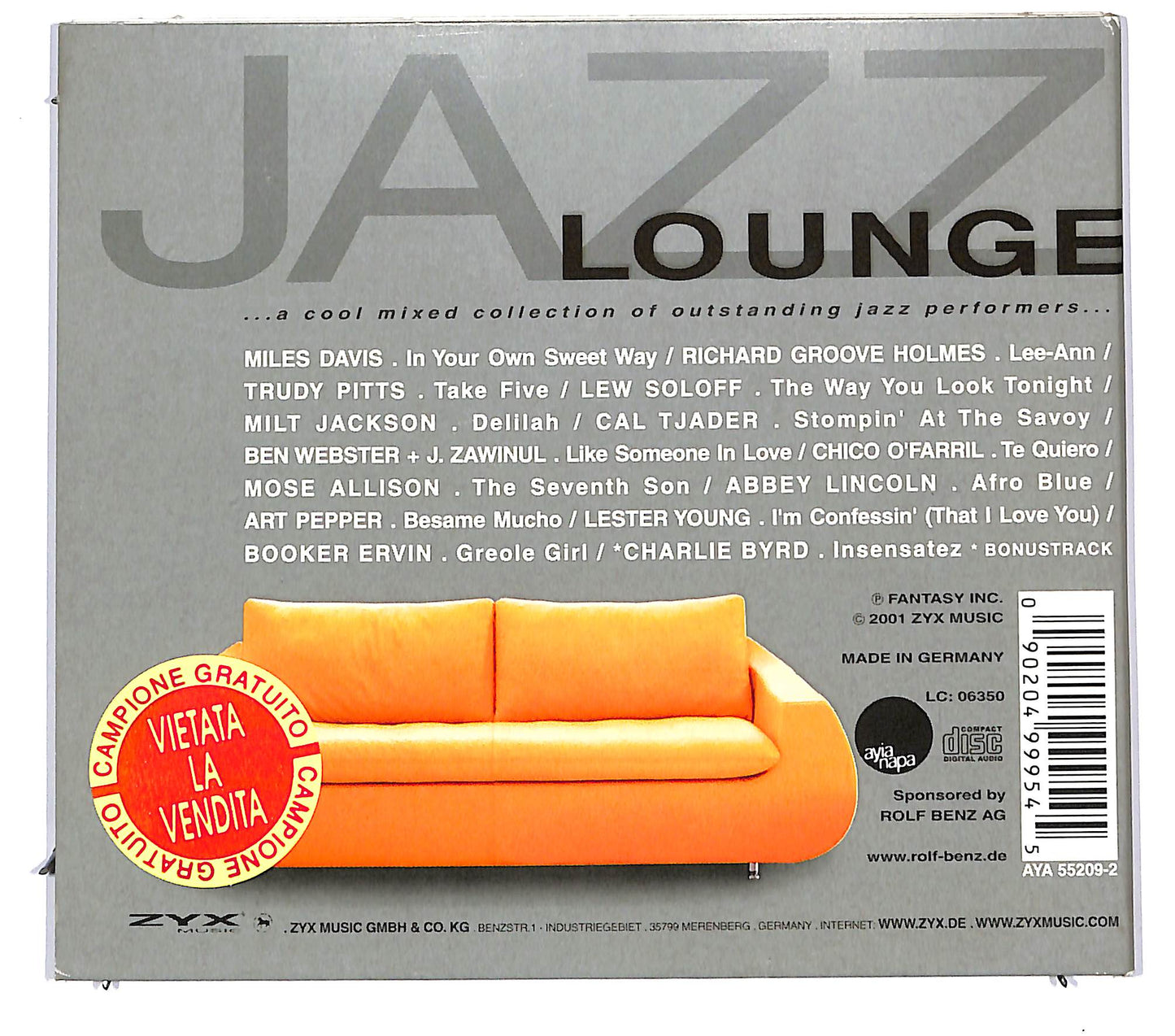 EBOND Various - Jazz Lounge - Digipack CD CD094609