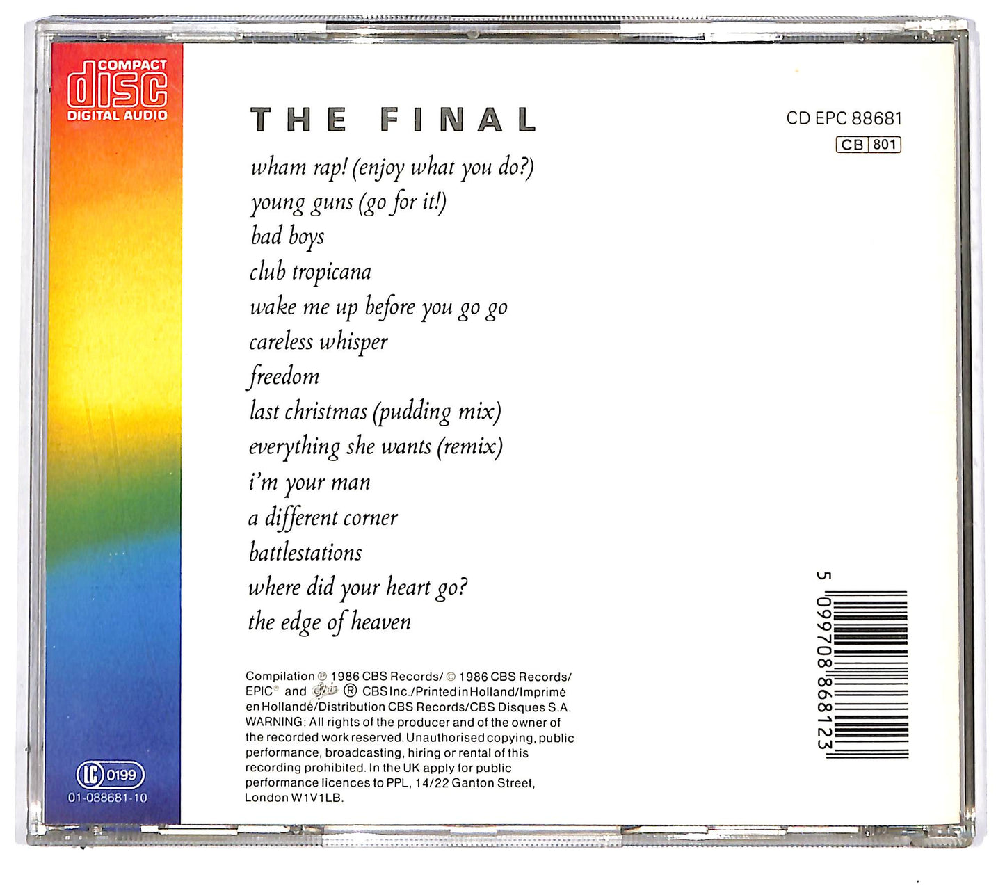 EBOND Wham ! - The Final CD CD094714