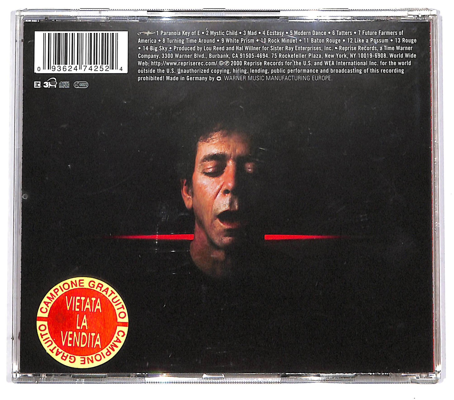 EBOND Lou Reed - Ecstasy CD CD094737