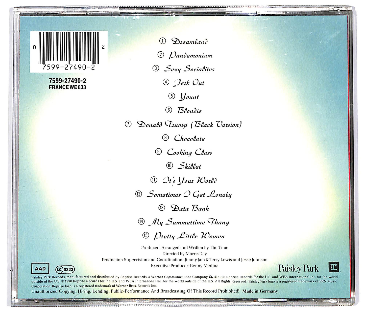 EBOND The Time - Pandemonium CD CD094750