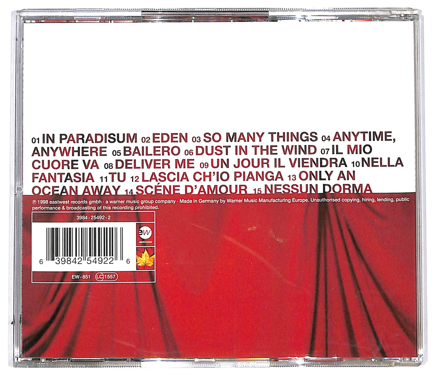 EBOND Sarah Brightman - Eden CD CD094760