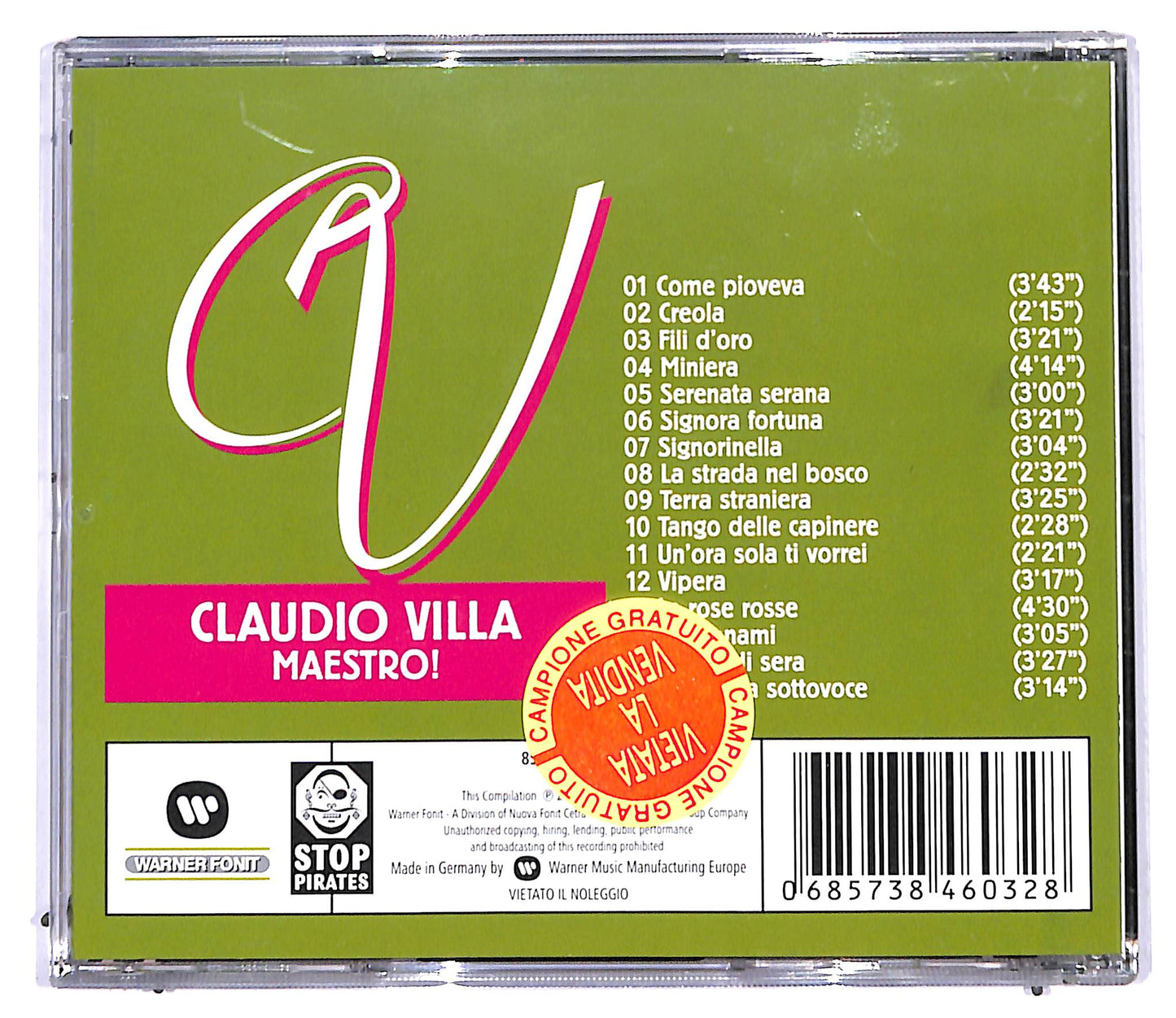 EBOND Claudio Villa - Maestro! CD CD094920