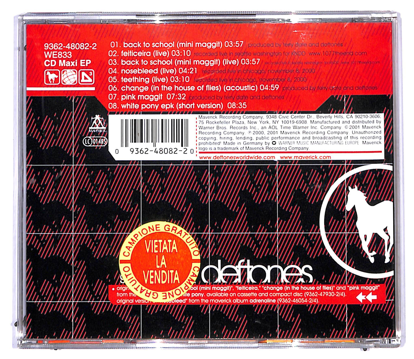 EBOND Deftones - Back To School (Mini Maggit) CD CD094937