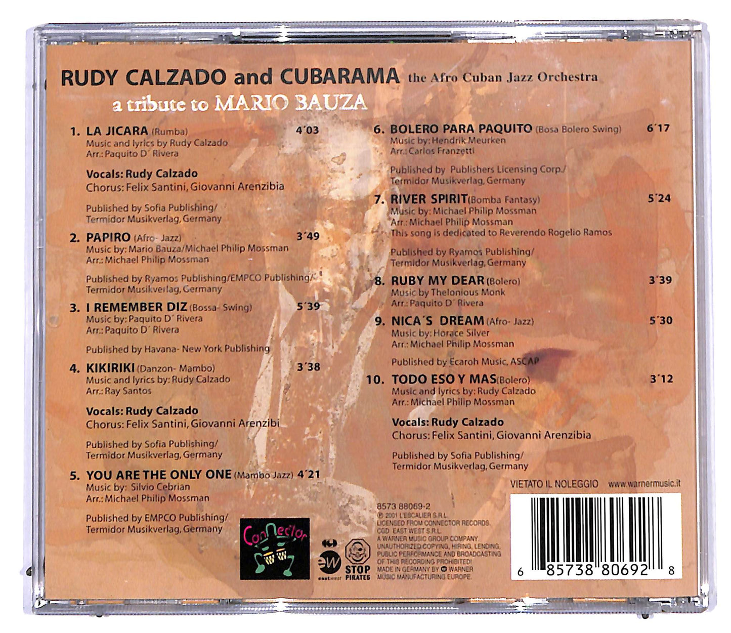 EBOND Rudy Calzado And Cubarama - A Tribute To Mario Bauza CD CD094941