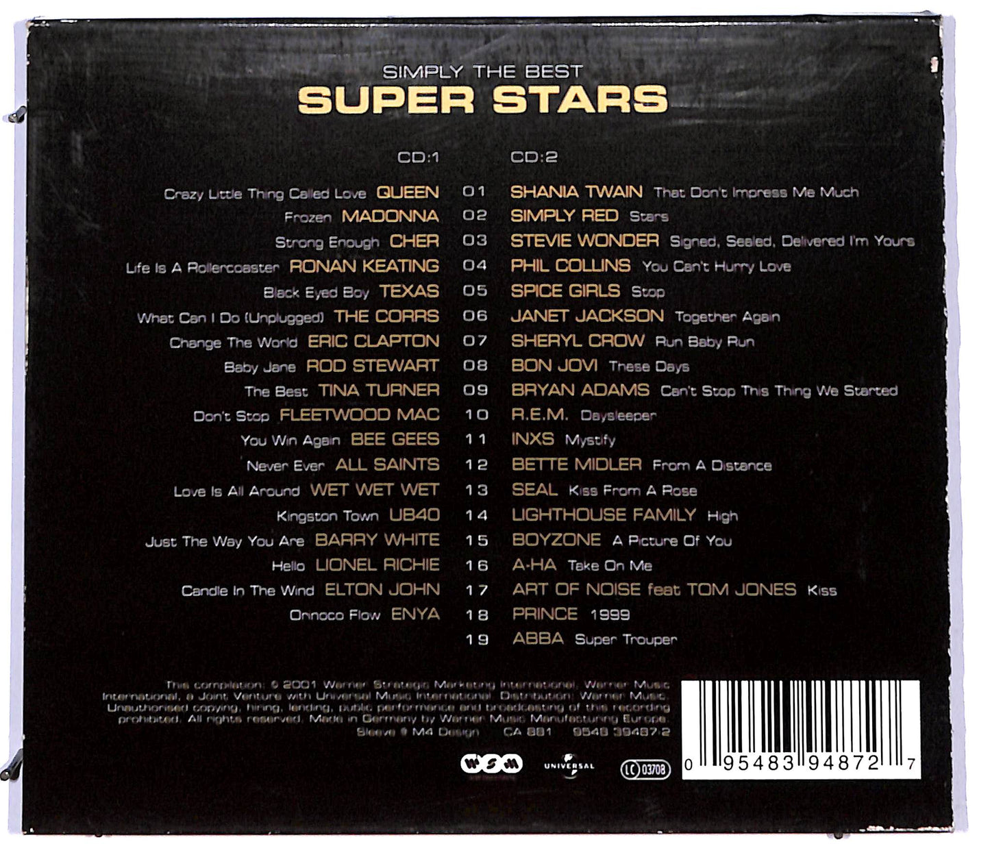 EBOND Simply The Best Super Stars (2CD) slipcase CD094953