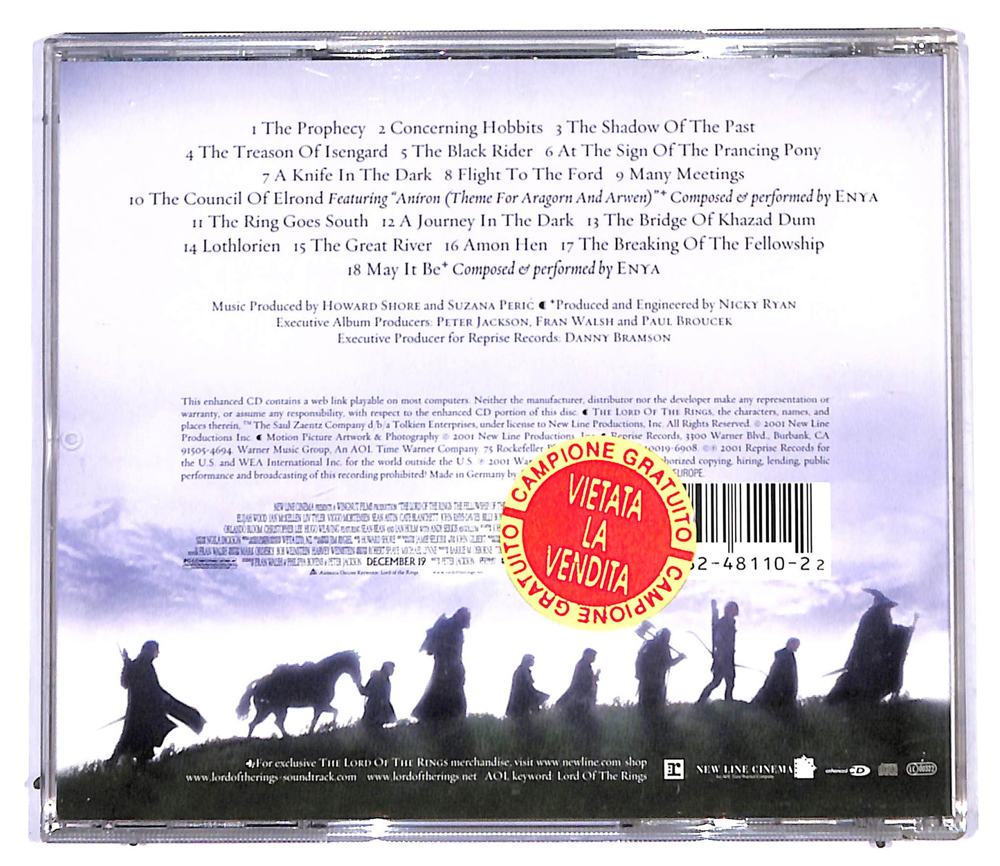 EBOND The Lord Of The Rings - The Fellowship Of The Ring CD CD094966