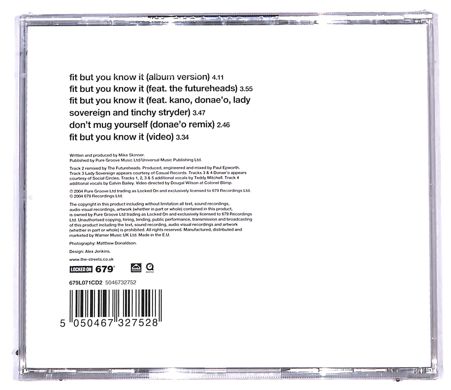 EBOND The Streets - Fit But You Know It CD CD095015