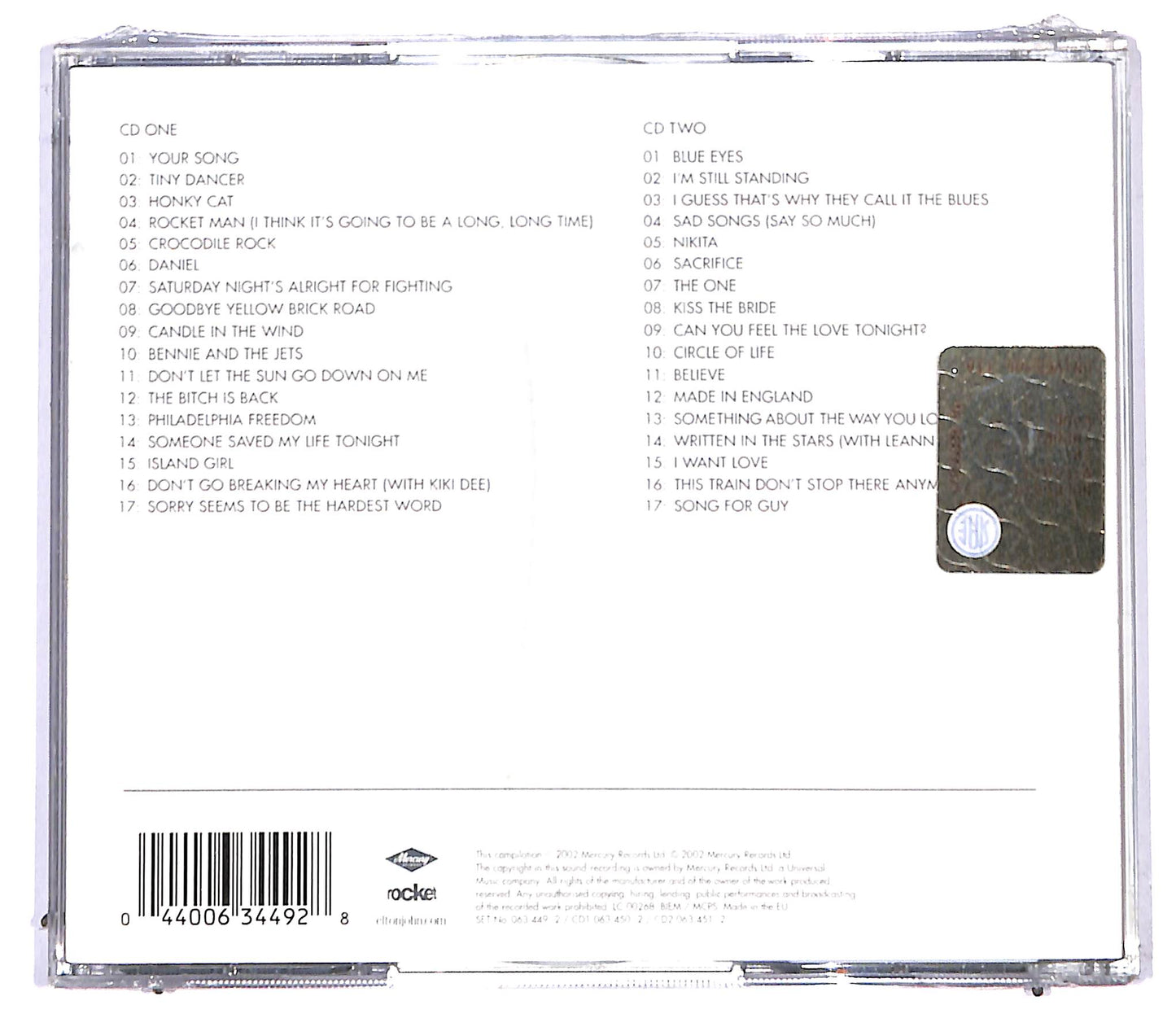 EBOND Elton John - Greatest Hits 1970-2002 (2CD) CD095039