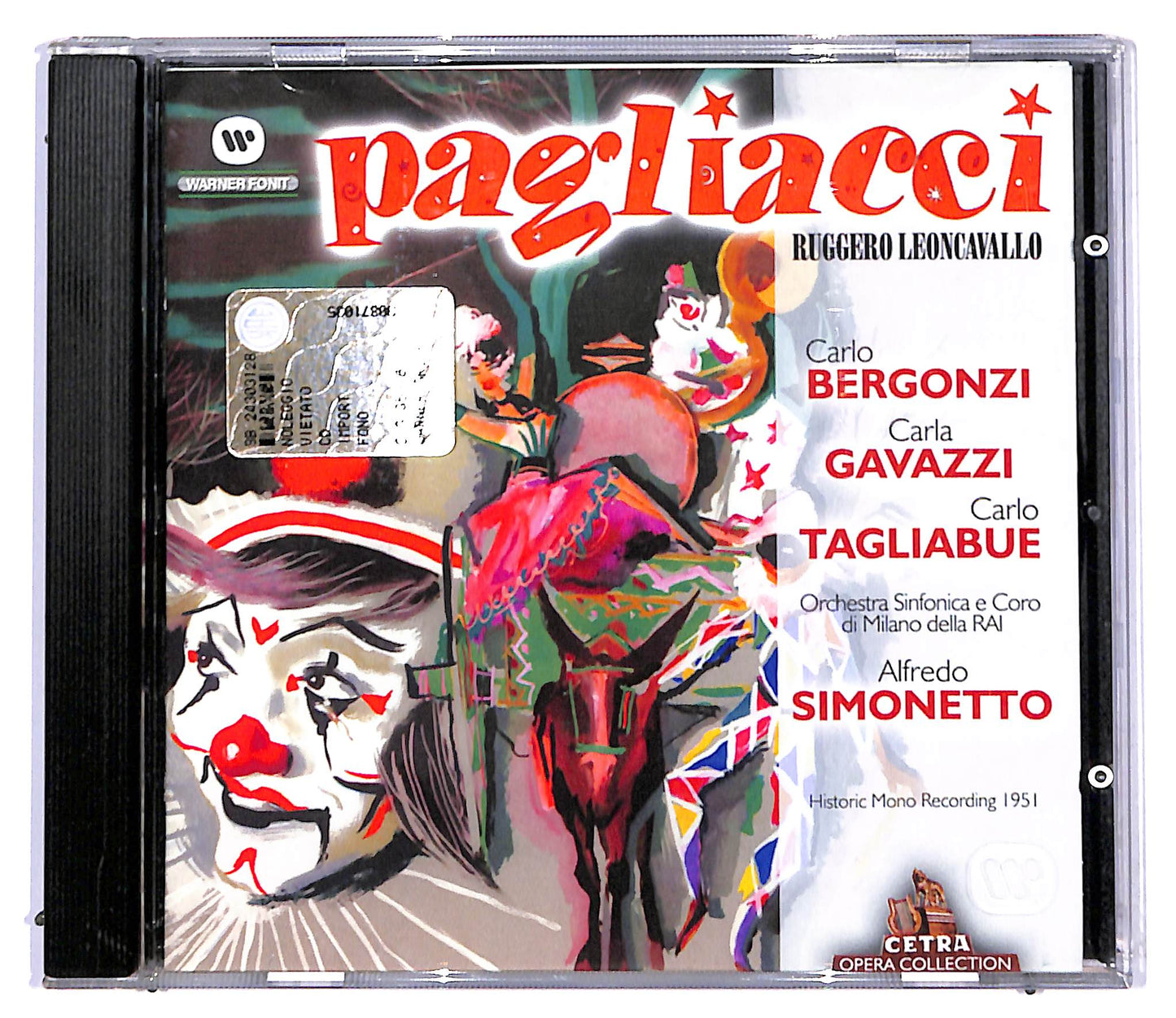 EBOND Ruggero Leoncavallo - Pagliacci CD CD095110