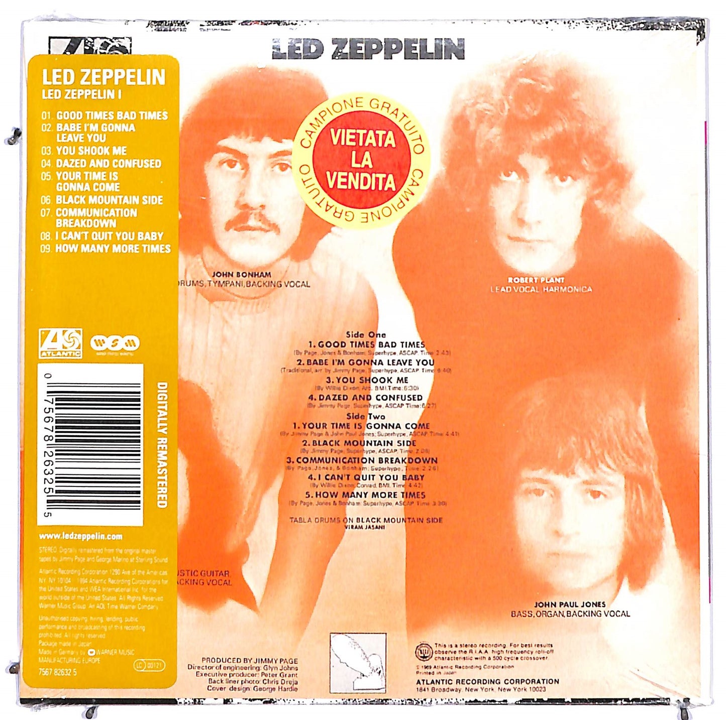 EBOND Led Zeppelin - Led Zeppelin (digipak) CD CD095128