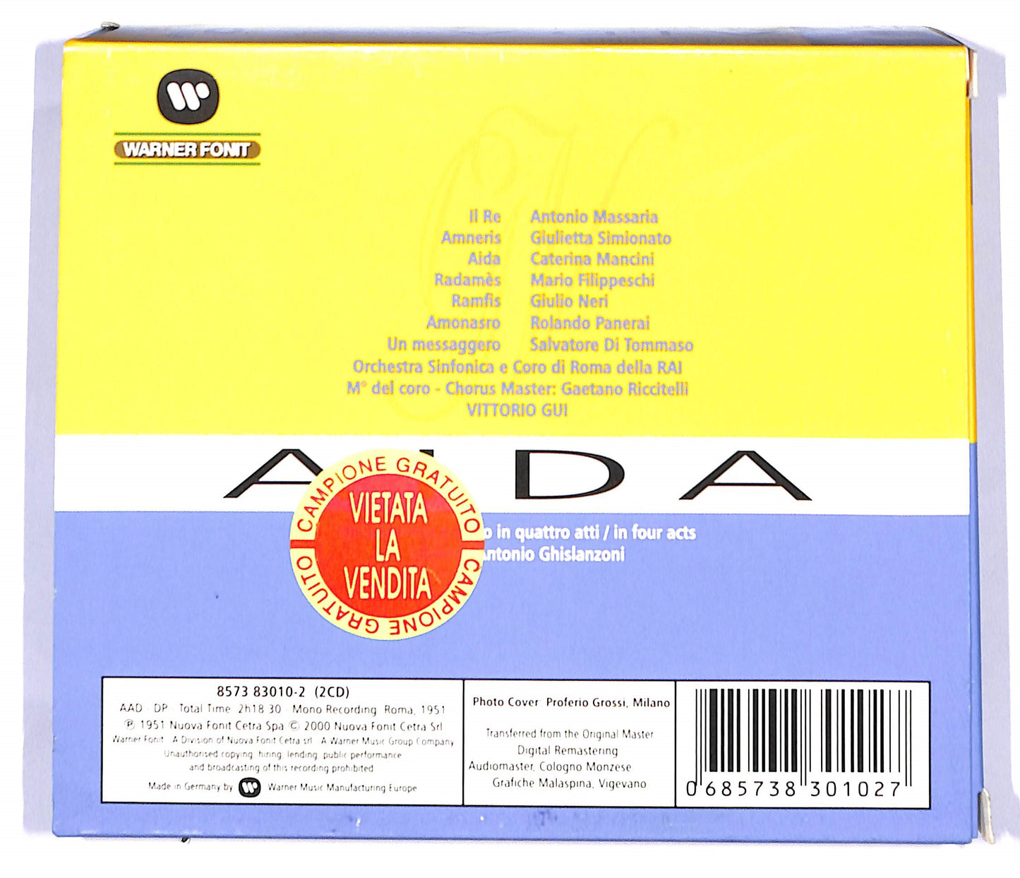 EBOND Verdi - Aida CD CD095133
