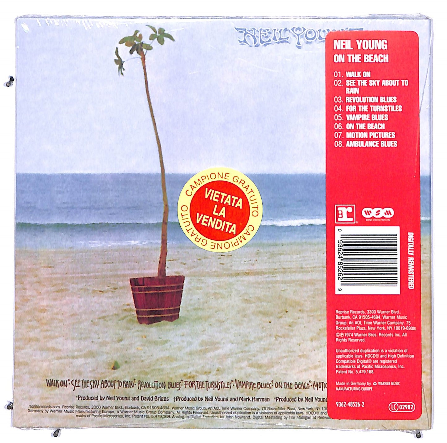 EBOND Neil Young - On The Beach (digipak) CD CD095137