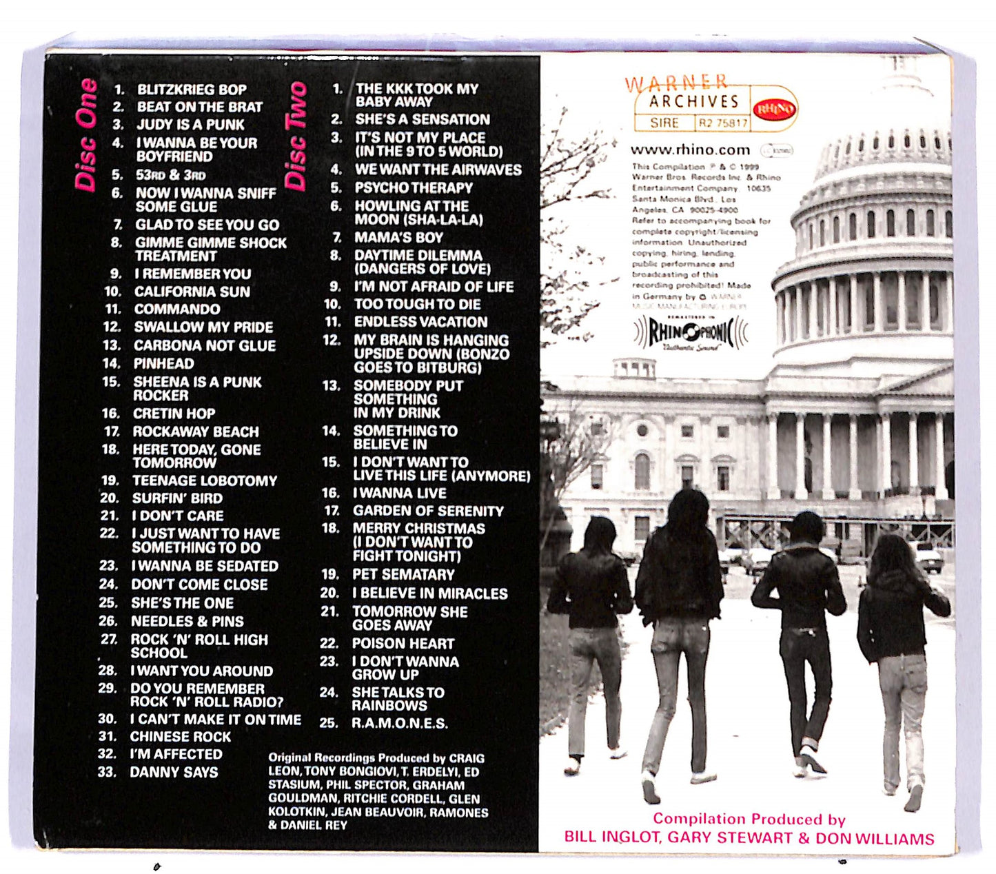 EBOND Ramones - Anthology - Hey Ho Lets Go! CD CD095145