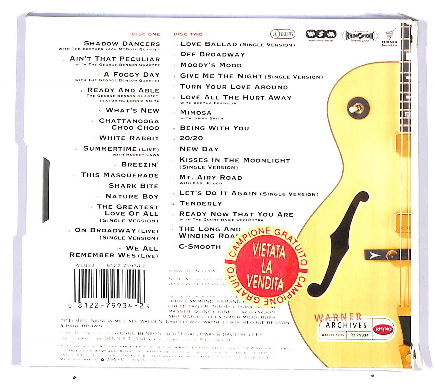 EBOND George Benson - Anthology CD CD095150