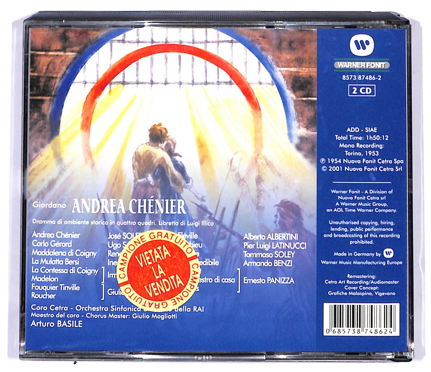 EBOND Giordano - Andrea Chenier Tebaldi Soler Basile (2) CD CD095153