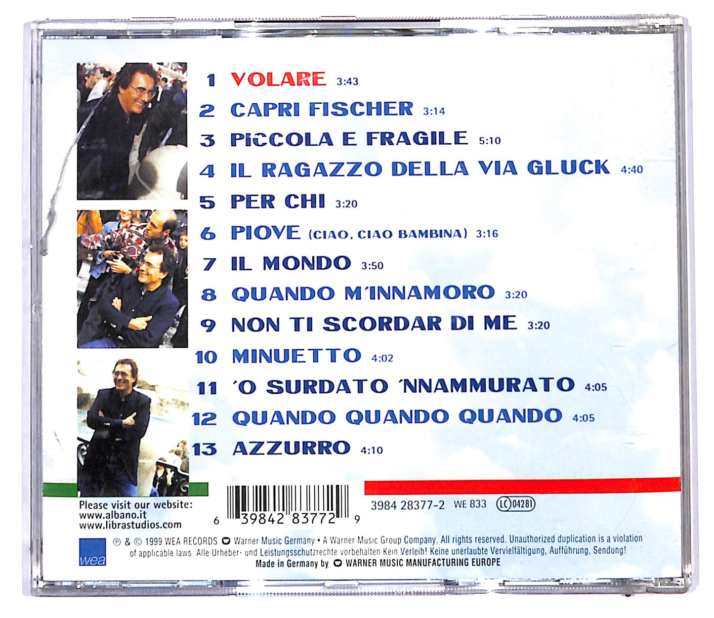 EBOND Al Bano Carrisi - Volare (My Favorite Italian Songs) CD CD095260