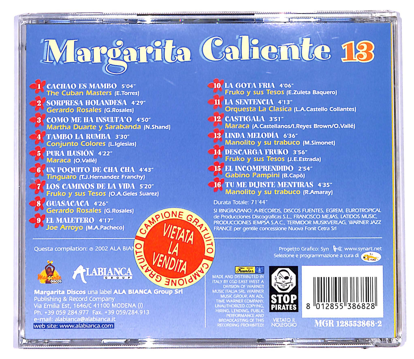 EBOND Various - Margarita Caliente Vol 13 CD CD095335