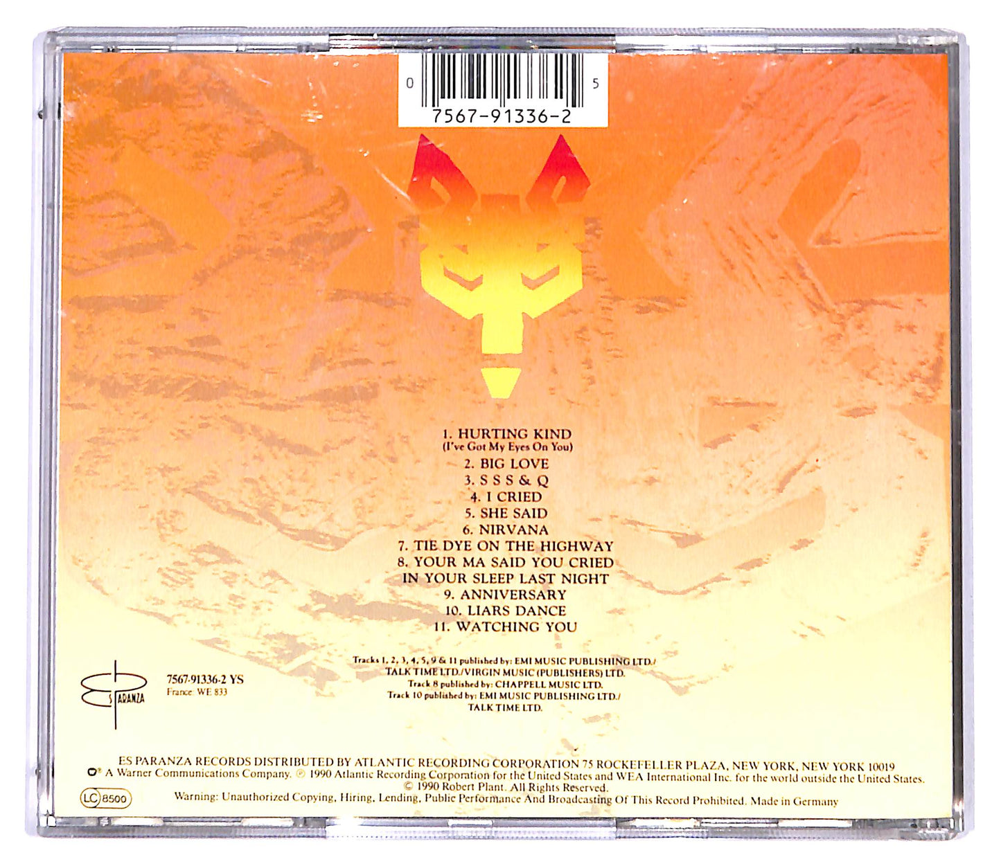 EBOND Robert Plant - Manic Nirvana CD CD095407